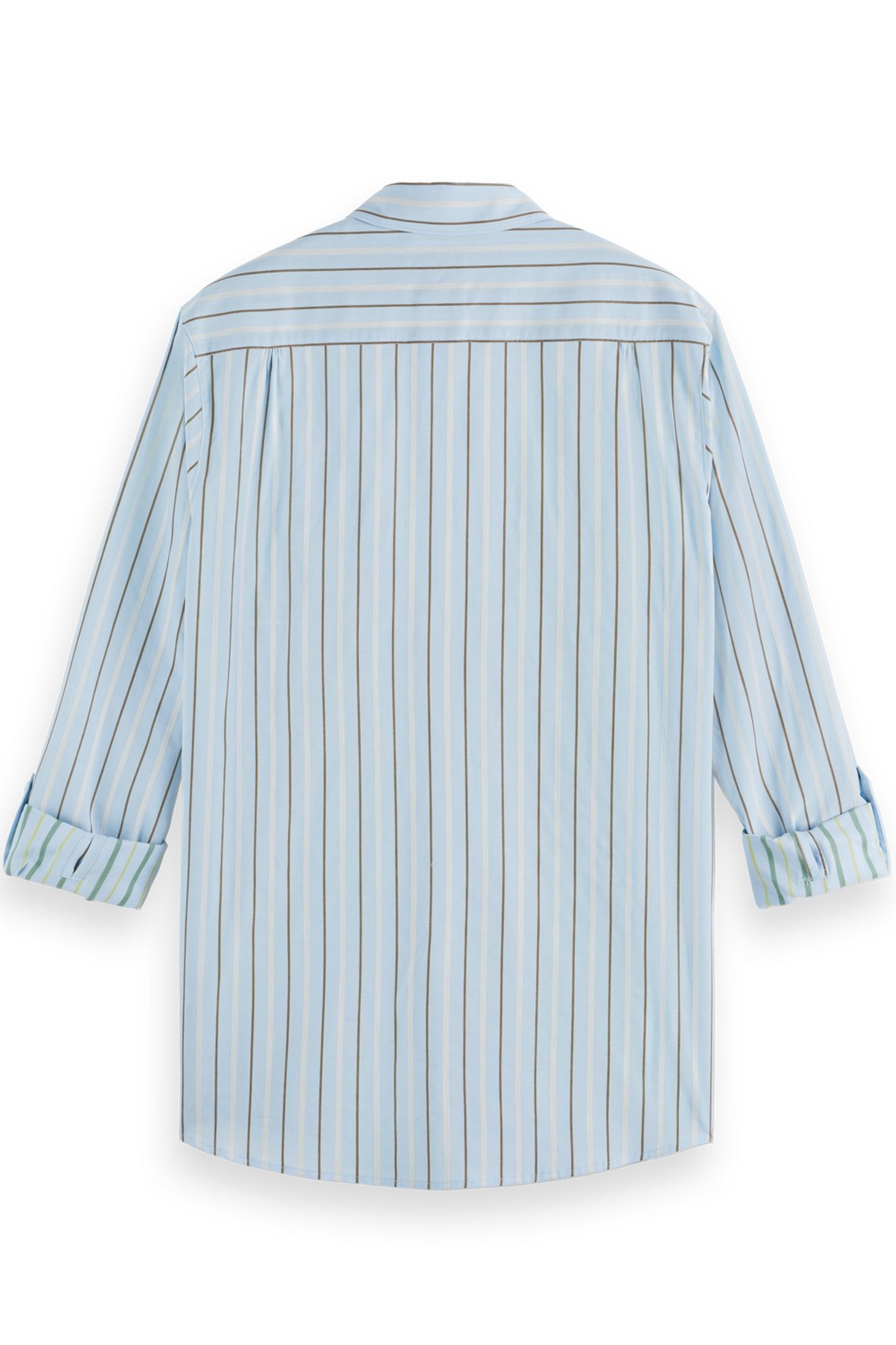 REGULAR FIT DOBBY STRIPE SHIRT SPRING BLUE PINSTRIPE 3