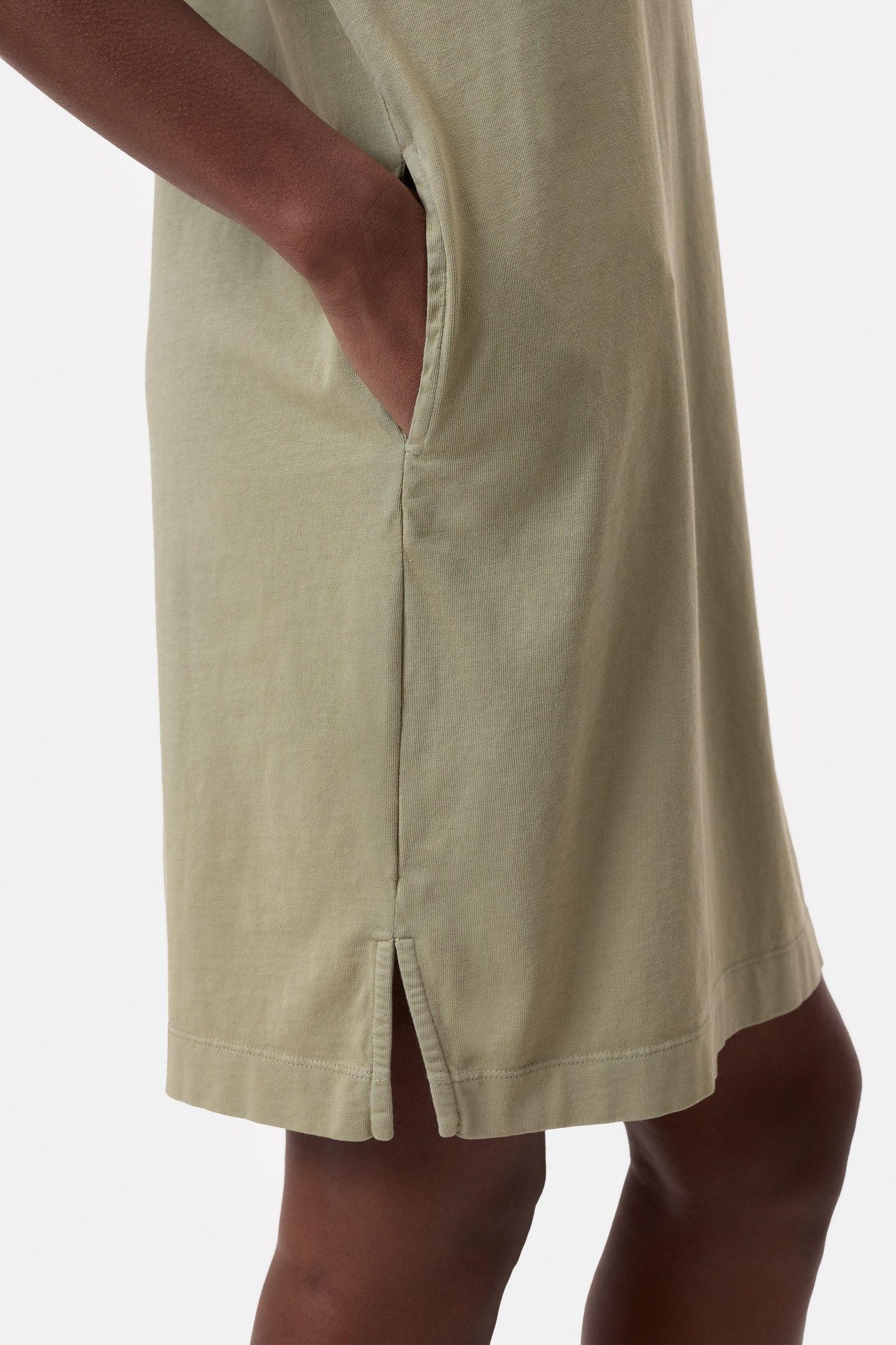 T-SHIRT DRESS CHINO GREEN 4