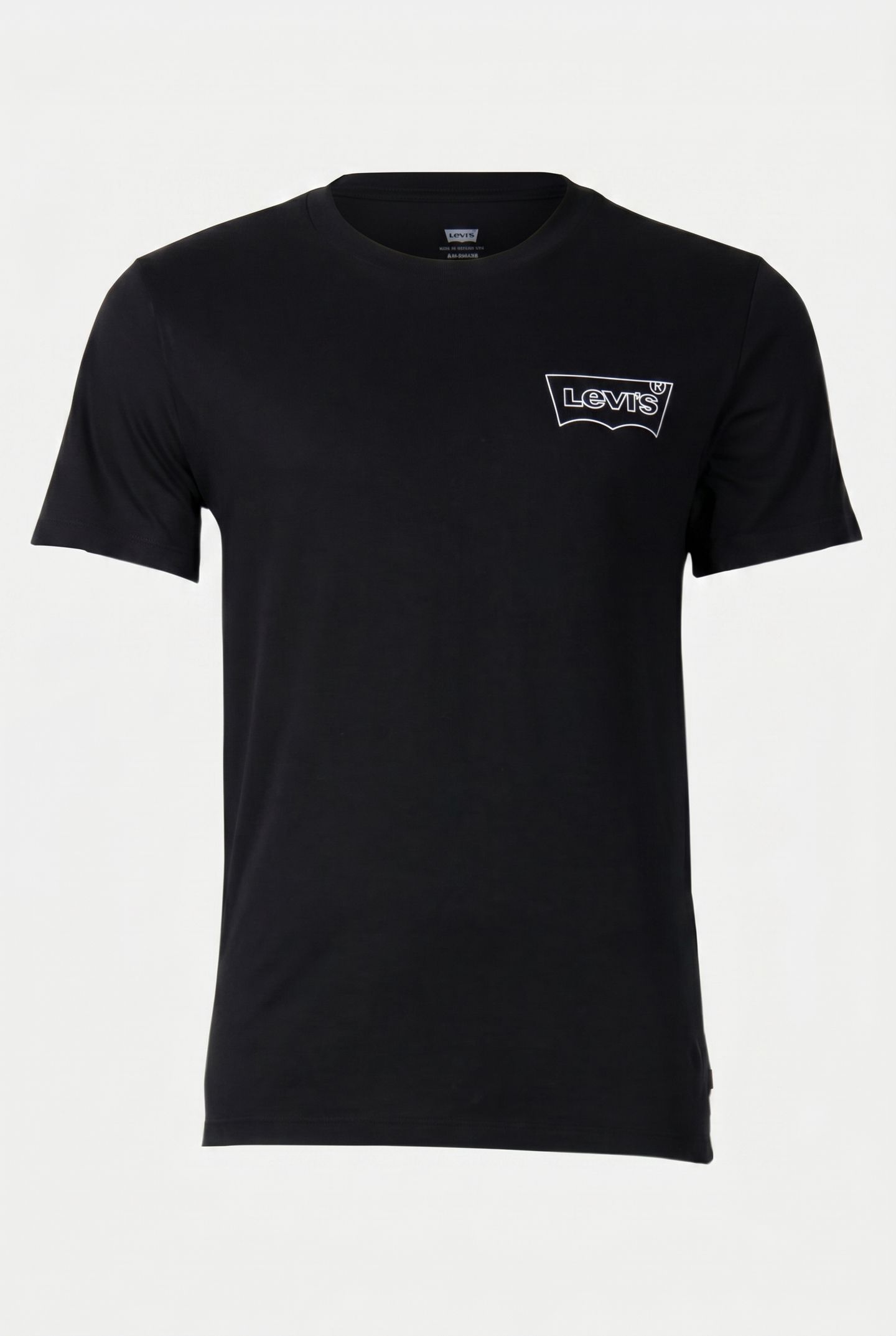 LSEGRAPHIC CREWNECK TE OUTLINE BW WHITE LOGO BLACK BODY 3