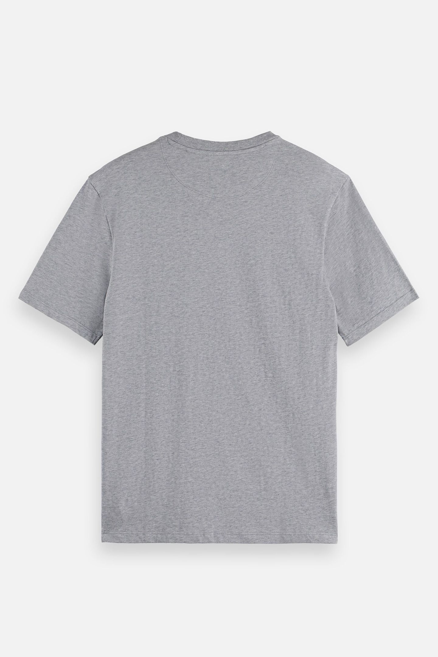 NOS CHEST LOGO REGULAR-FIT T-SHIRT GREY MELANGE 5