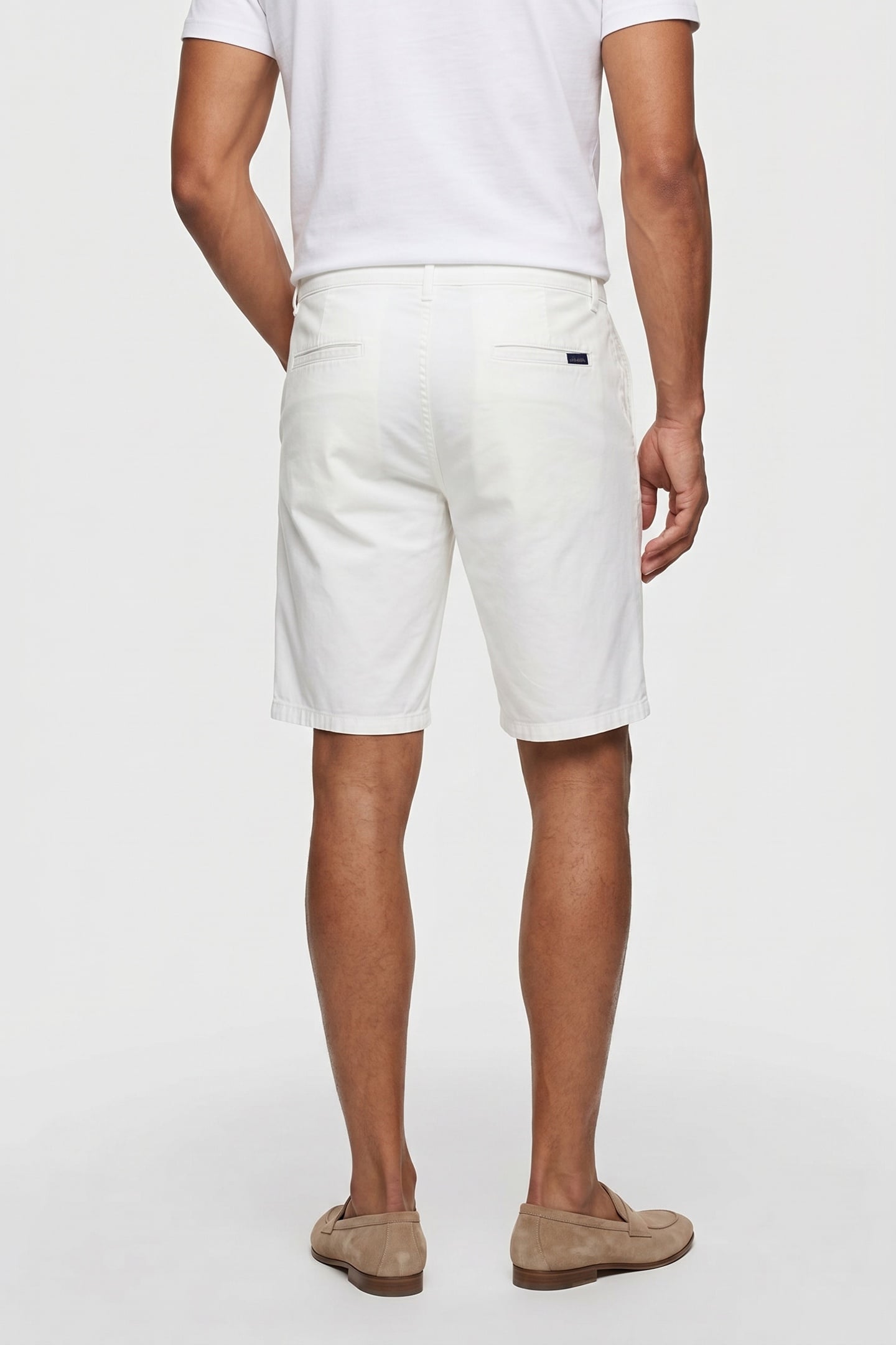 BERMUDA DRAWSTRING LINEN WHITE 2