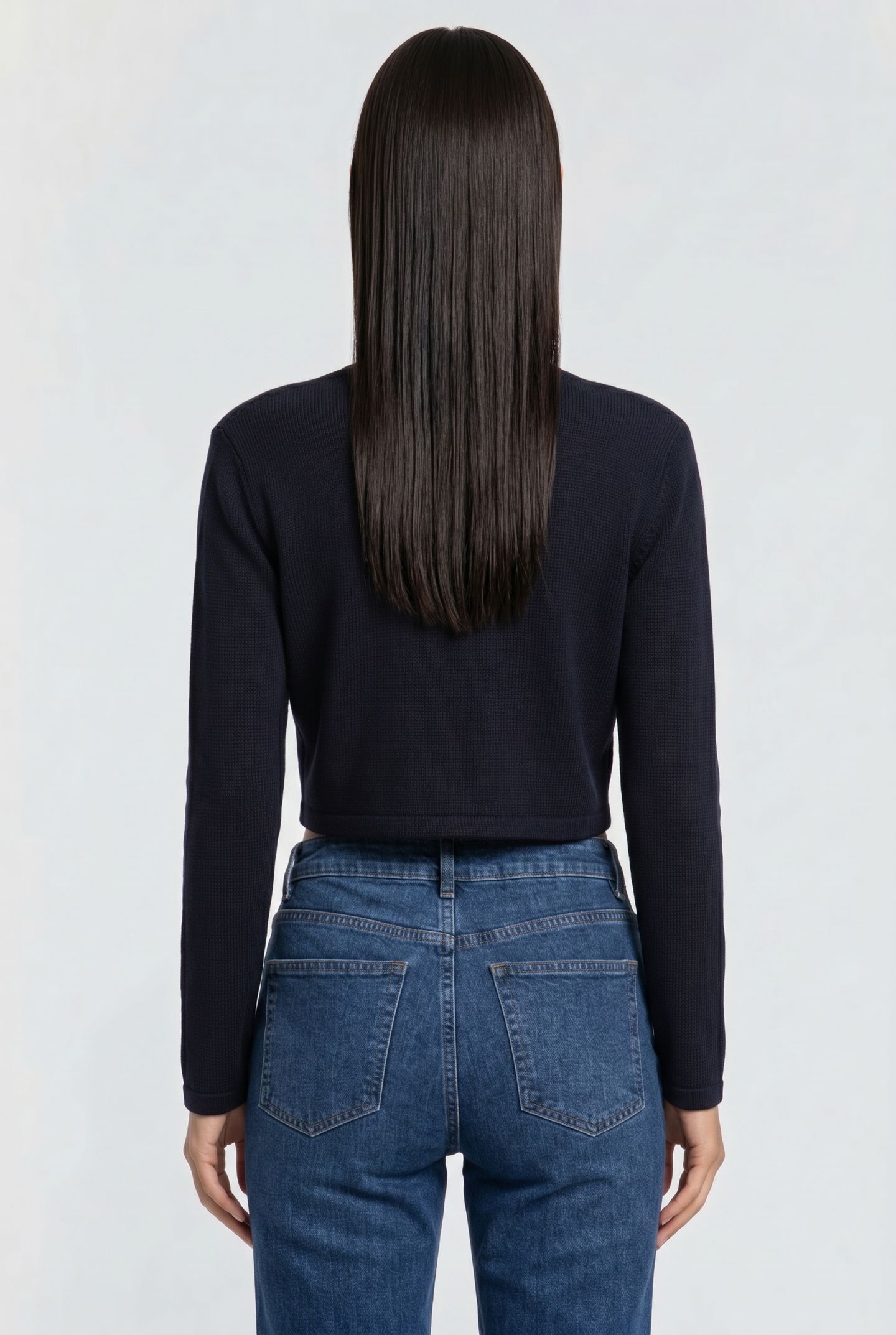 COMMA CARDIGAN DARK-BLUE 2
