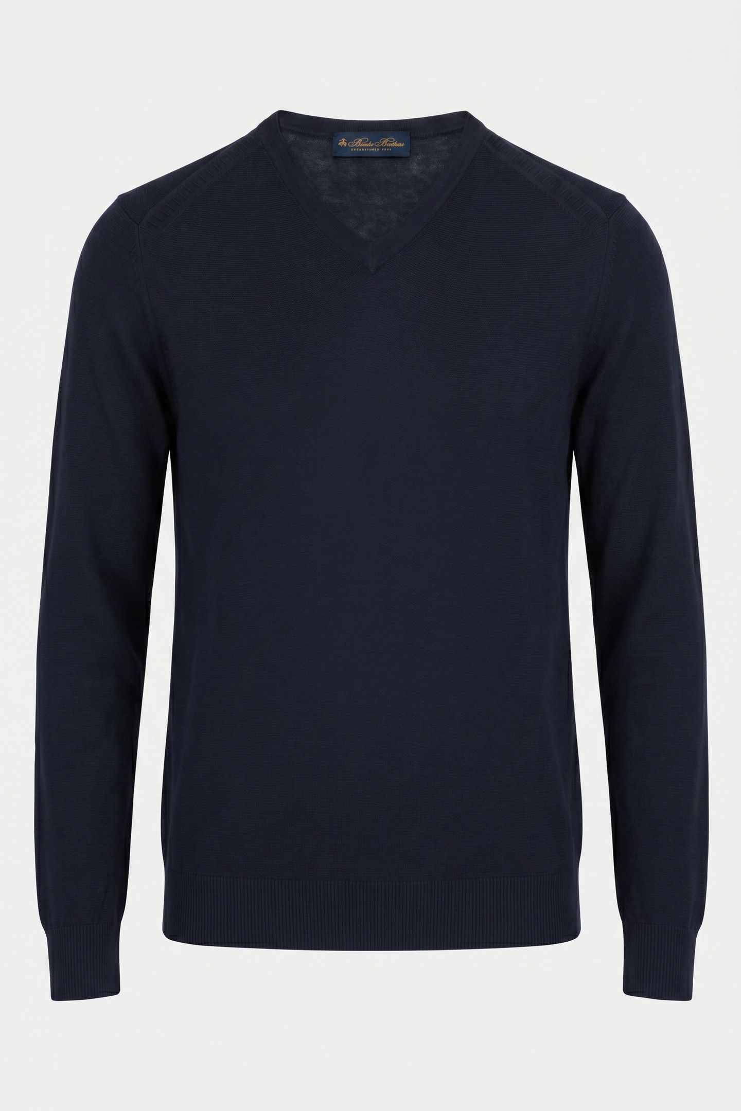 V-NECK ORGANIC COTTON NAVY 5
