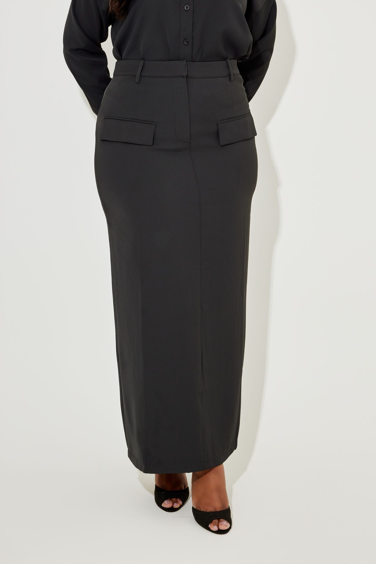 MAXI SKIRT BLACK 2