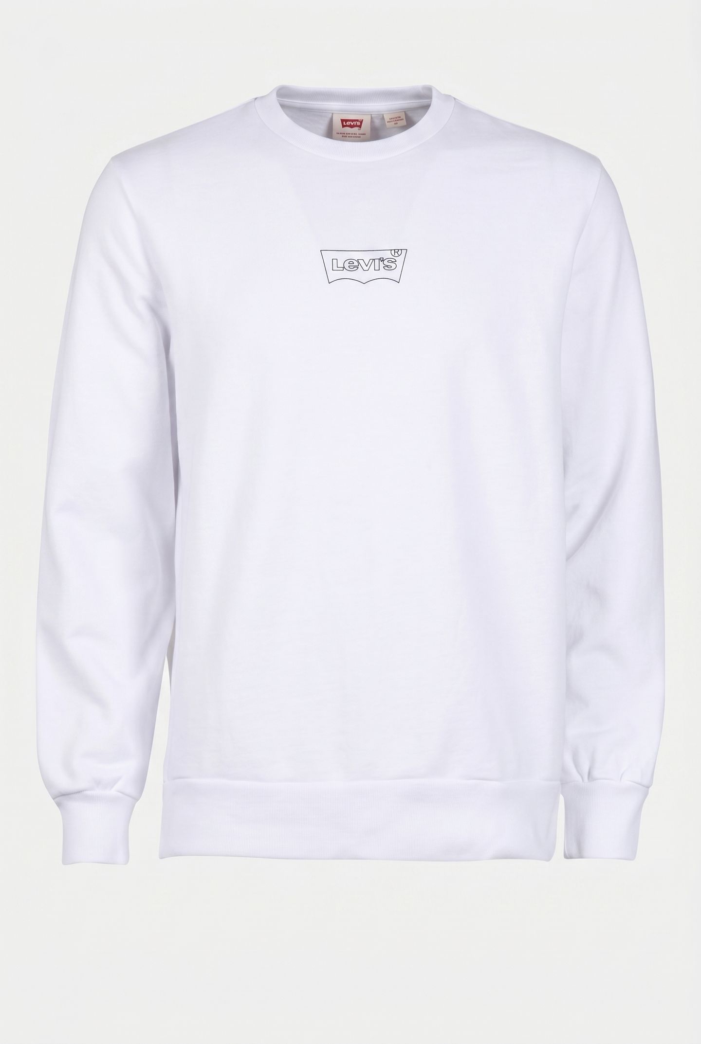 GRAPHIC SWEATSHIRT BATWING OUTLINED WHITE 3
