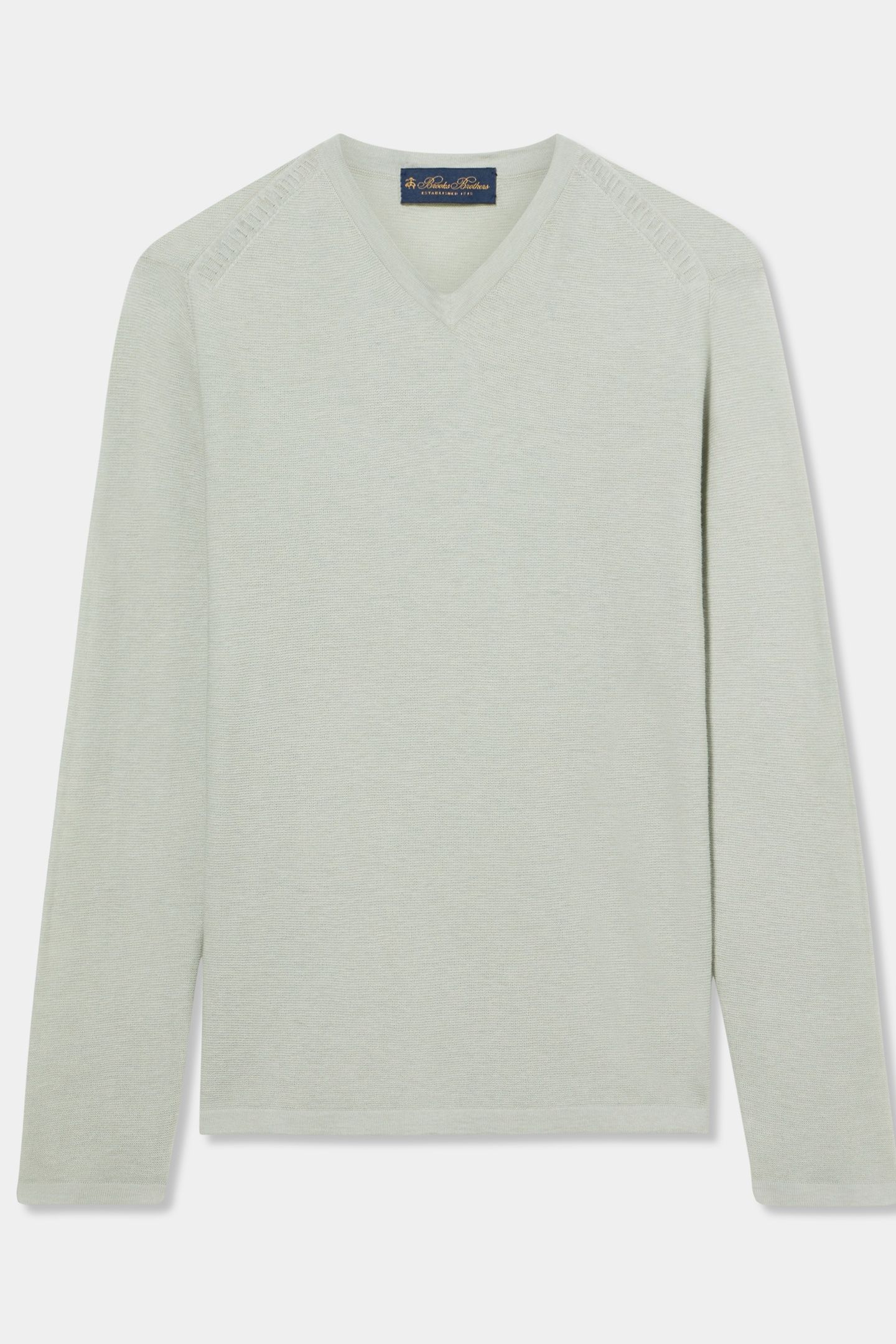 V-NECK ORGANIC COTTON TEAL 3