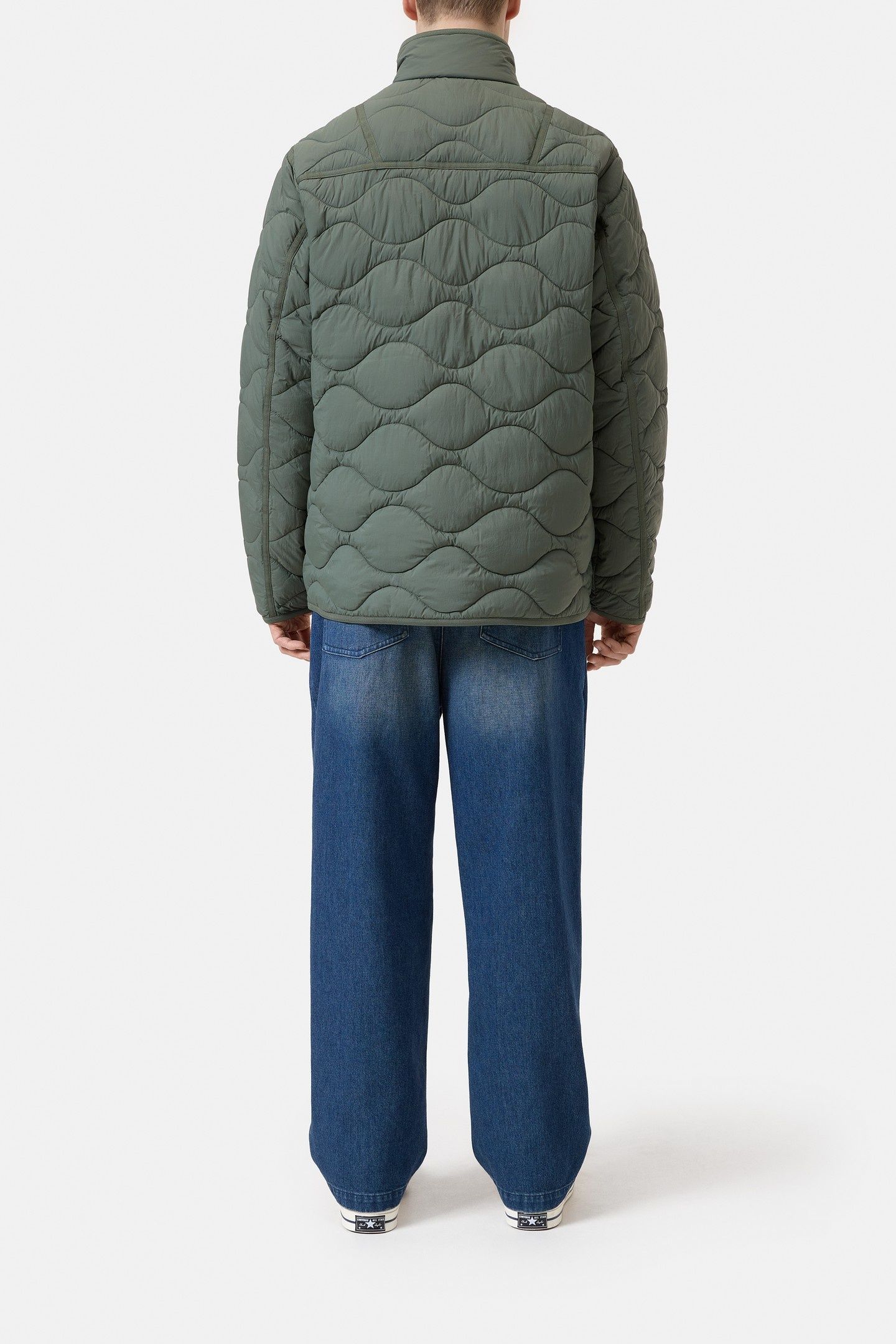 QUILTED JACKET OLIVE GREEN 4