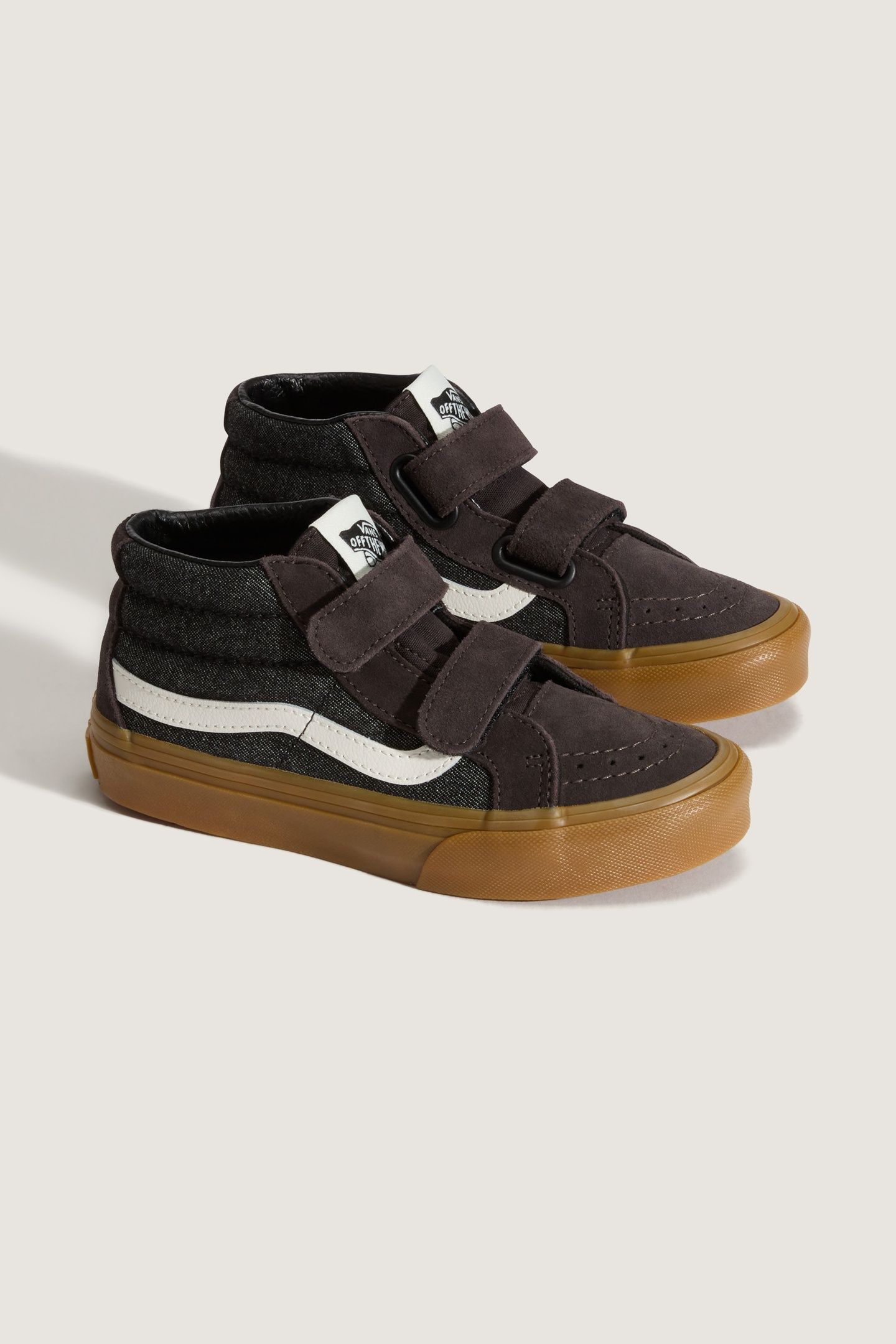 YOUTH UNISEX SK8-MID REISSUE V DENIM BLACK 3