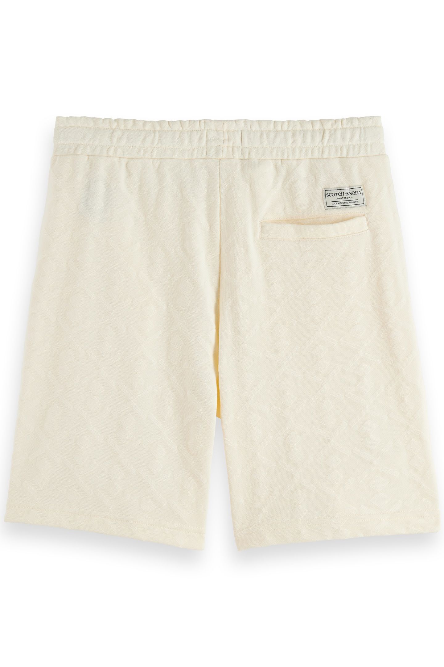 JACQUARD TERRY SWEATSHORTS EGGNOG 5