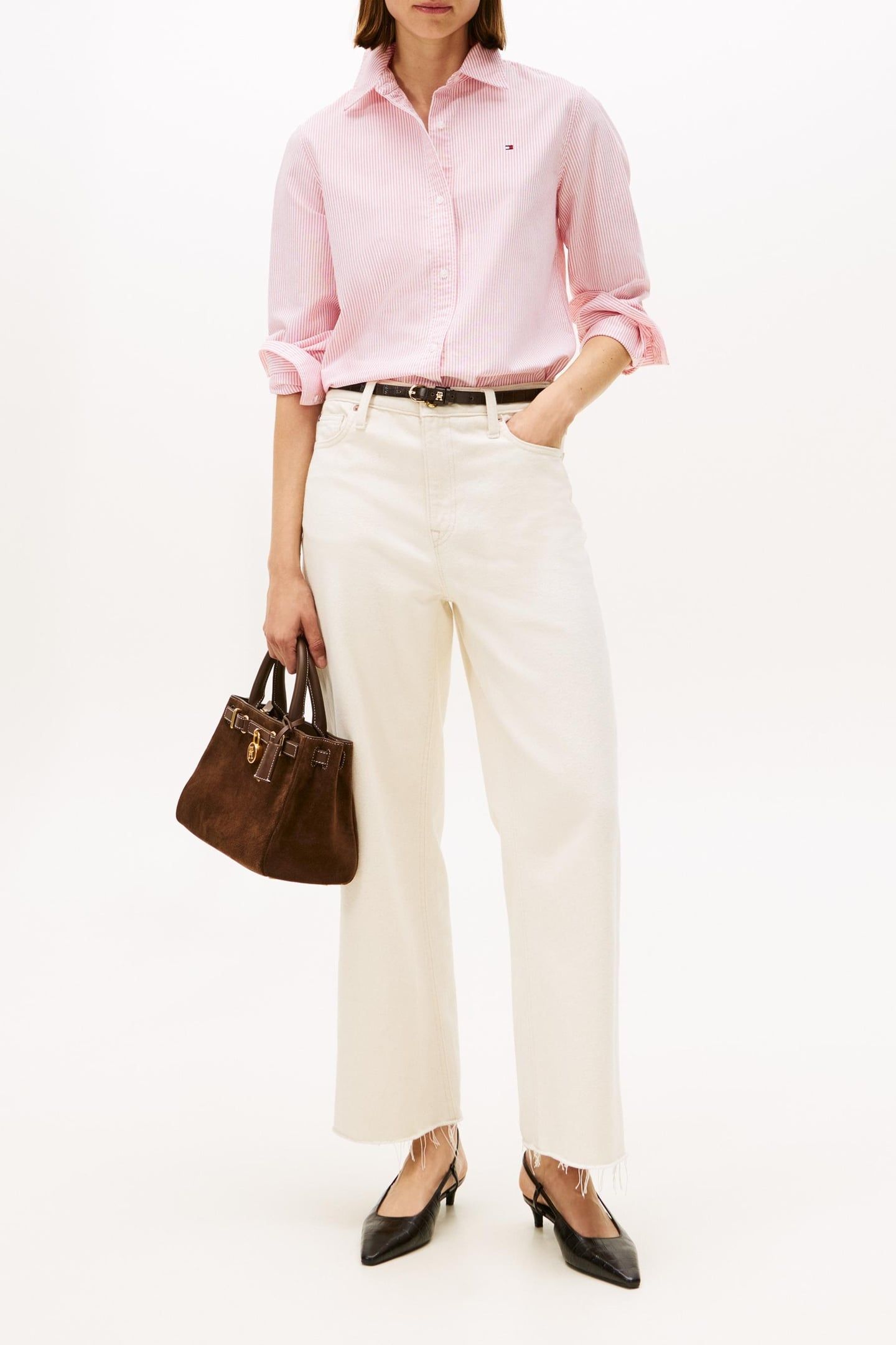 OXFORD RELAXED FIT SHIRT CLASSIC ITHACA/ PRIMARY RED 2