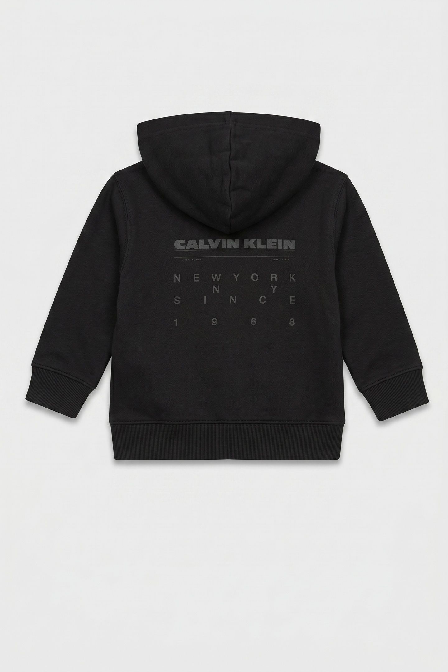 BOYS RELAXED BACK HOODIE BLACK 3