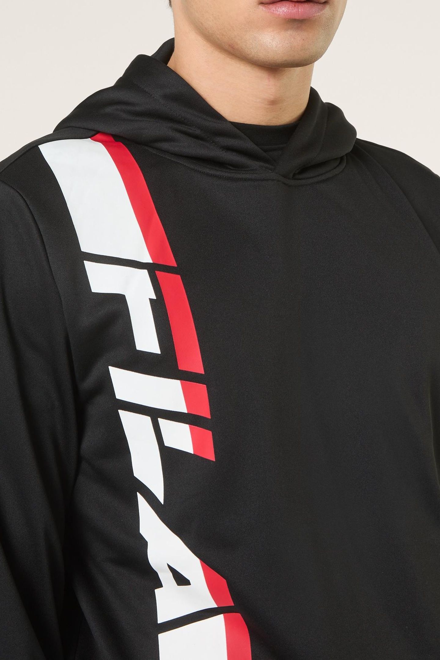 VALIVERSI REGULAR GRAPHIC HOODIE BLACK 4