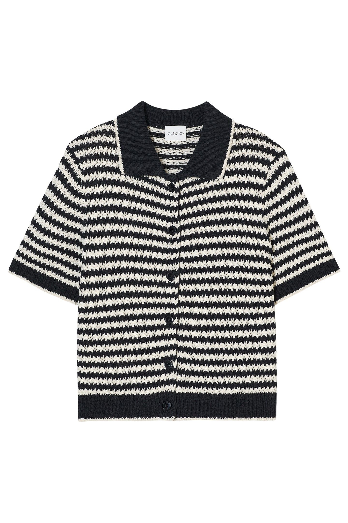 CARDIGAN SHORT SLEEVE BLACK 6