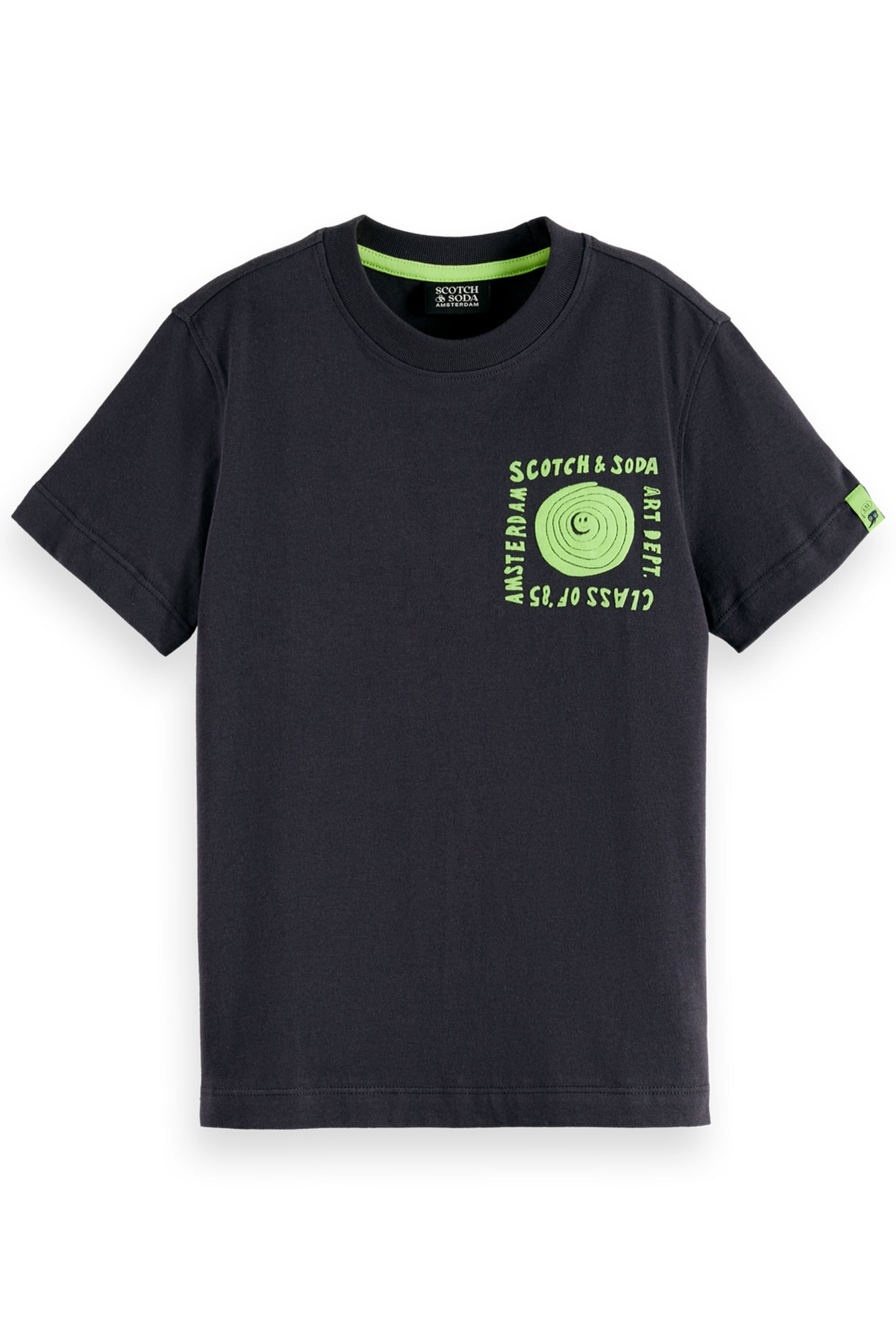 BOY RELAXED-FIT ARTWORK T-SHIRT CHARCOAL ART 1
