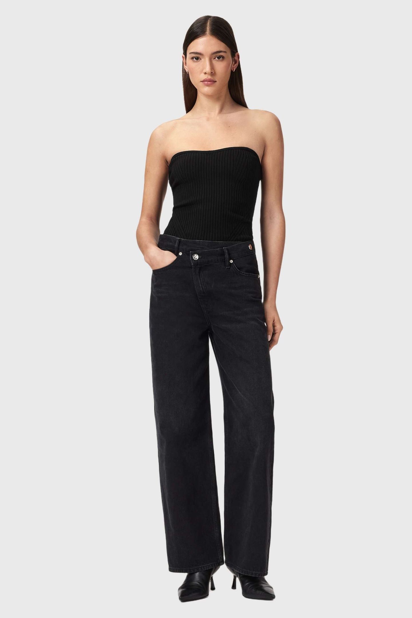 CRUZ BANDEAU TOP BLACK 5