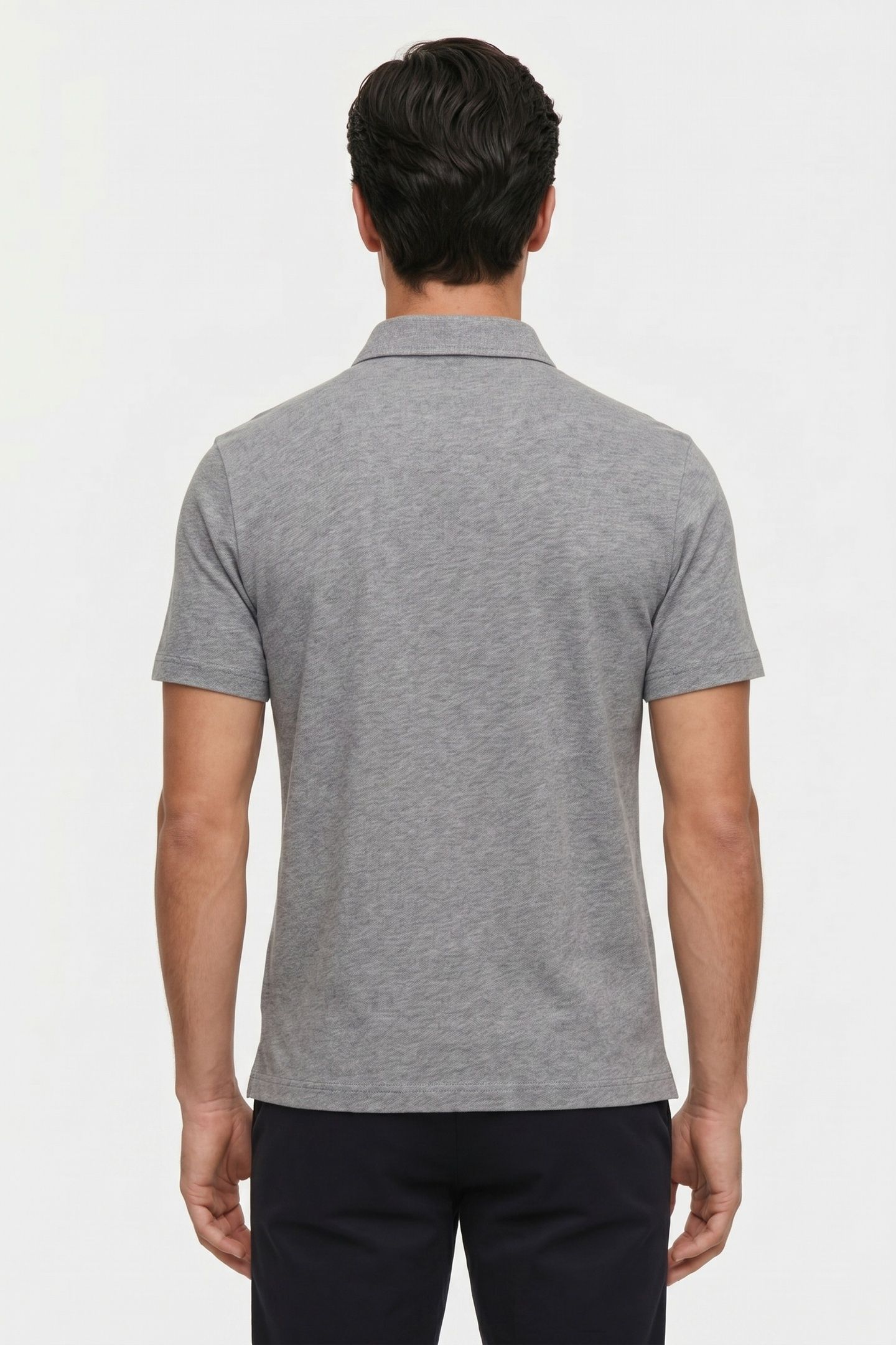 JERSEY POLO GREY 2