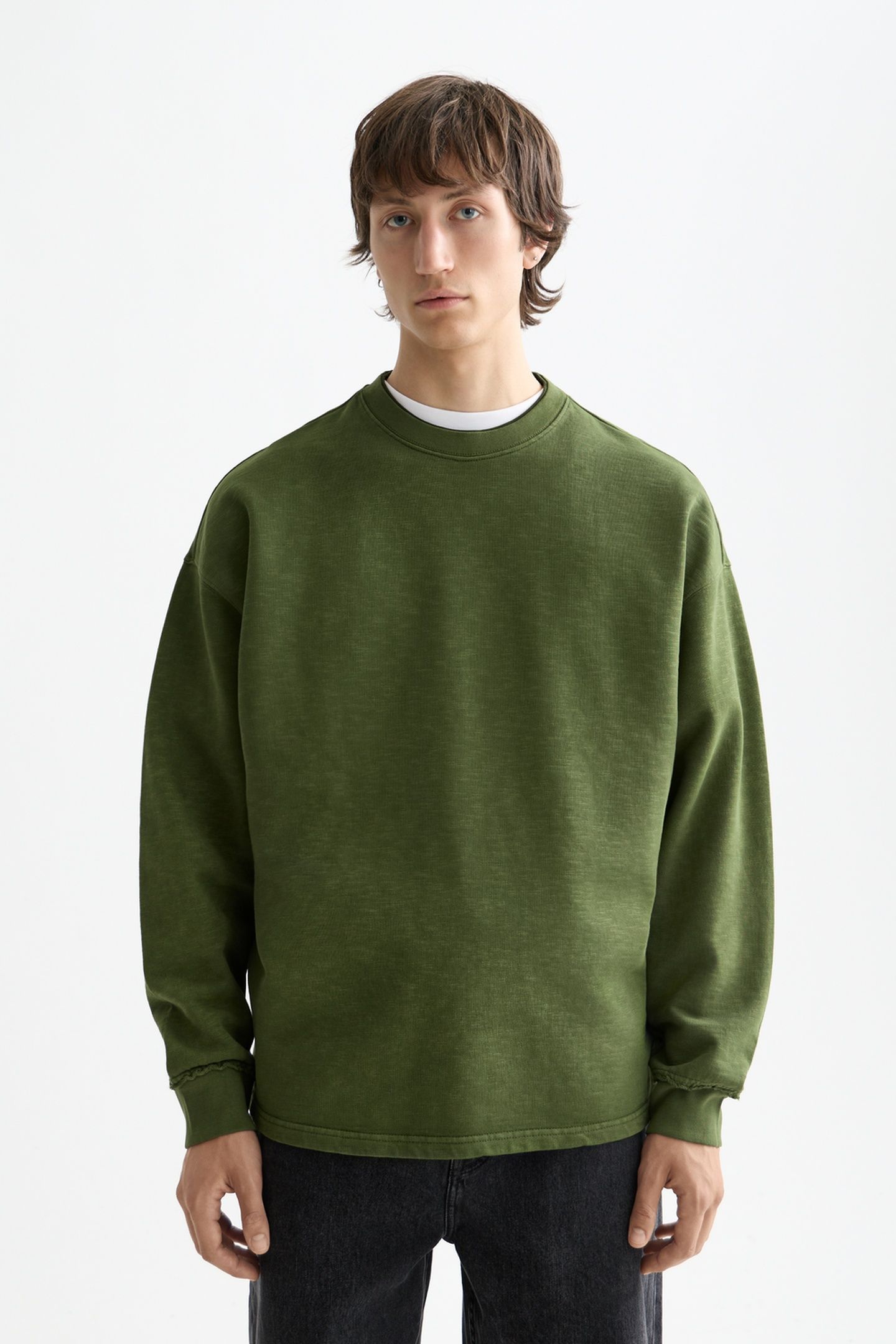 CORE - 3 CROSSES SWEATSHIRT KHAKI 2