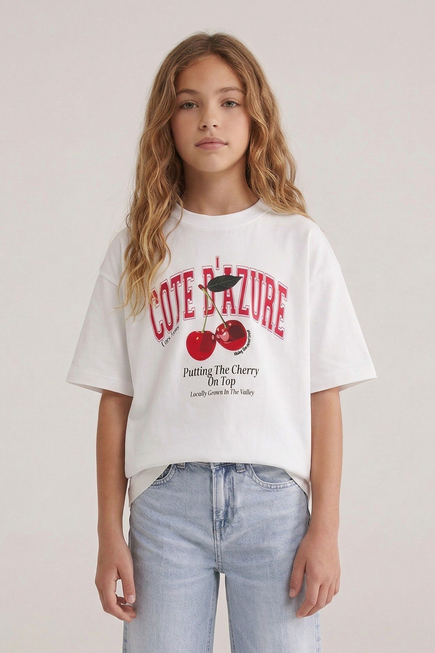 GIRLS INDRA TS WHITE 1