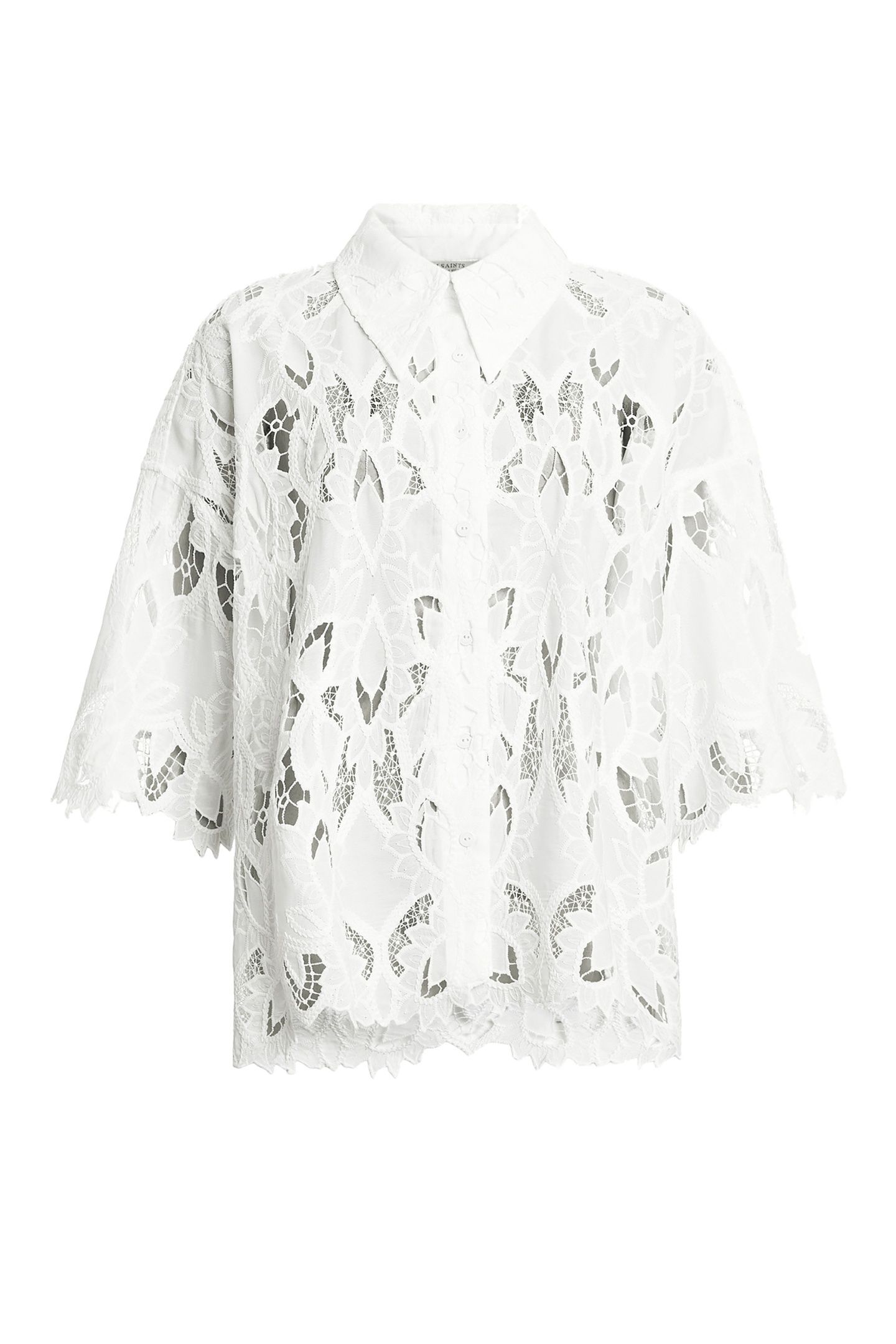 CHARLI EMB SHIRT SNOW WHITE 5