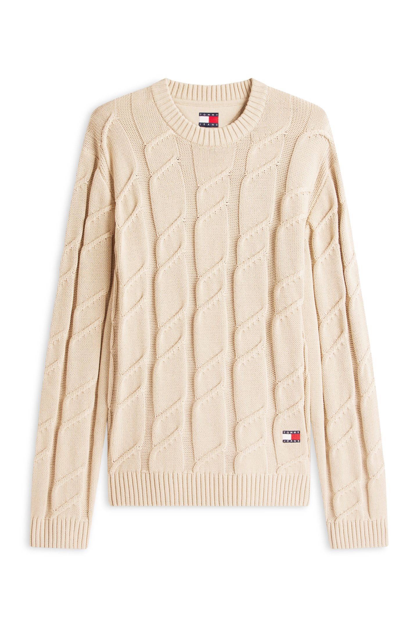 REGULAR CHUNKY CABLE SWEATER GULF SAND 4
