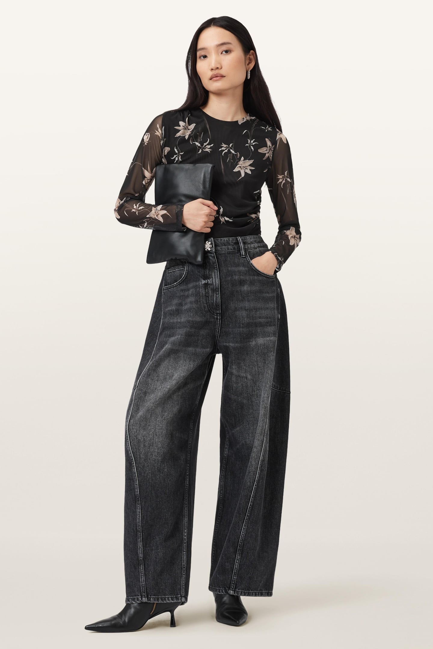 CAIA MESH TOP PETRA SEPIA BROWN 1