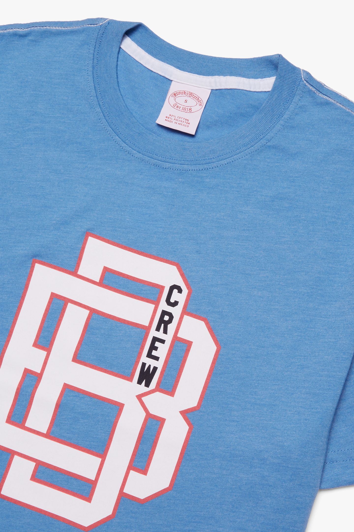 BROOKS BROTHERS GRAPHIC T-SHIRT OPEN BLUE 6