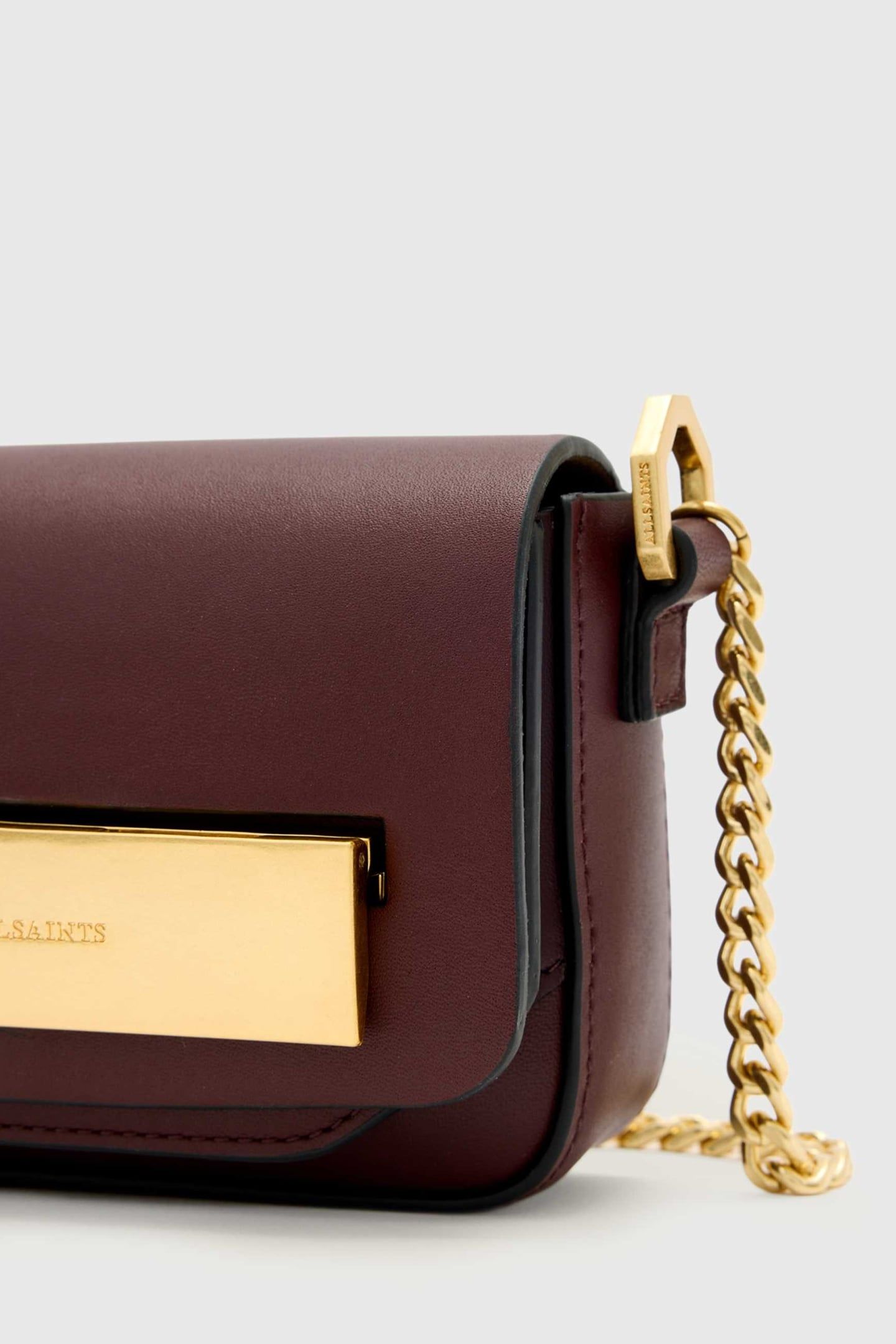 ETTA CHAIN CROSSBODY DARK RED 5