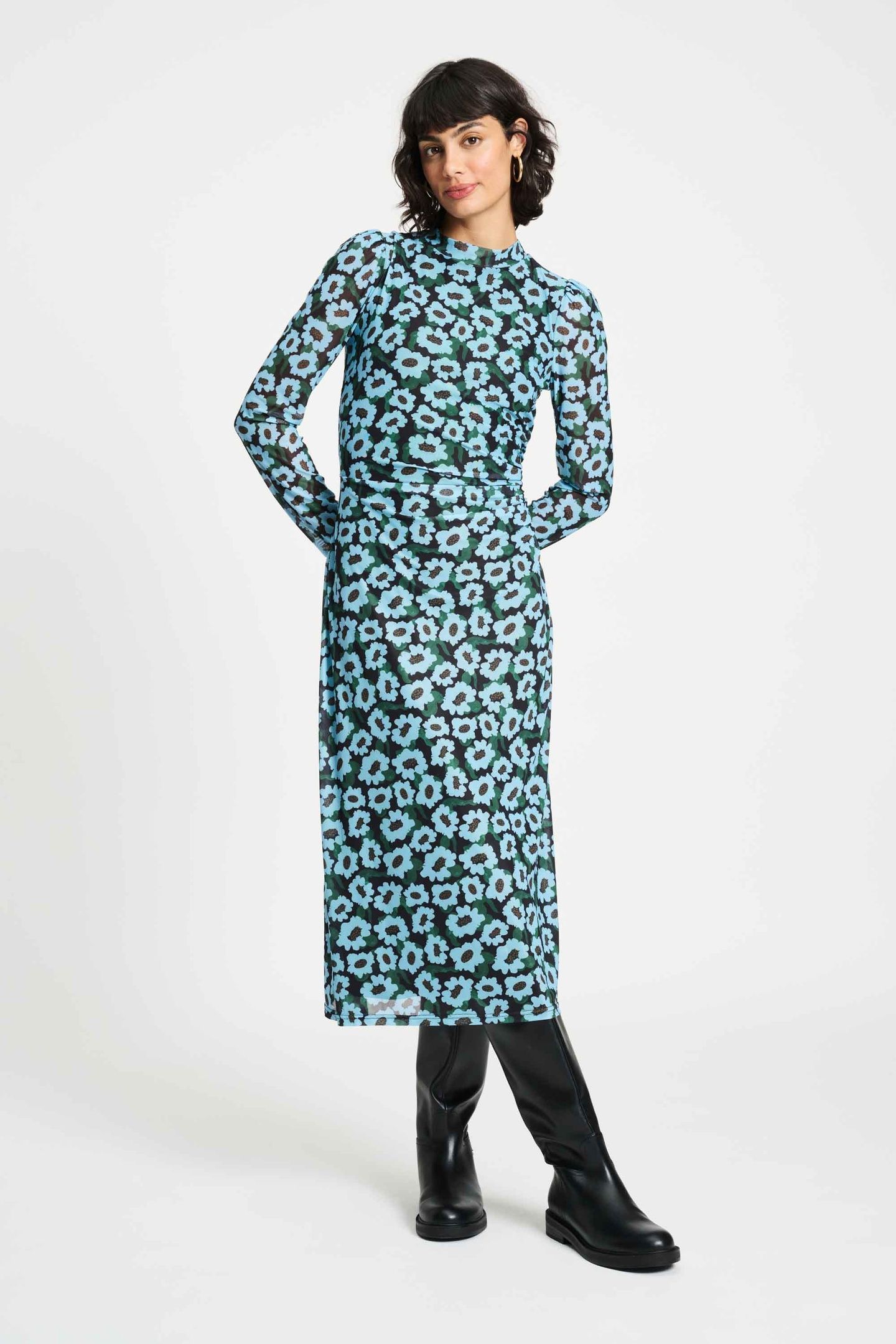 DRESS - WILD FLOWERS BLUE 1