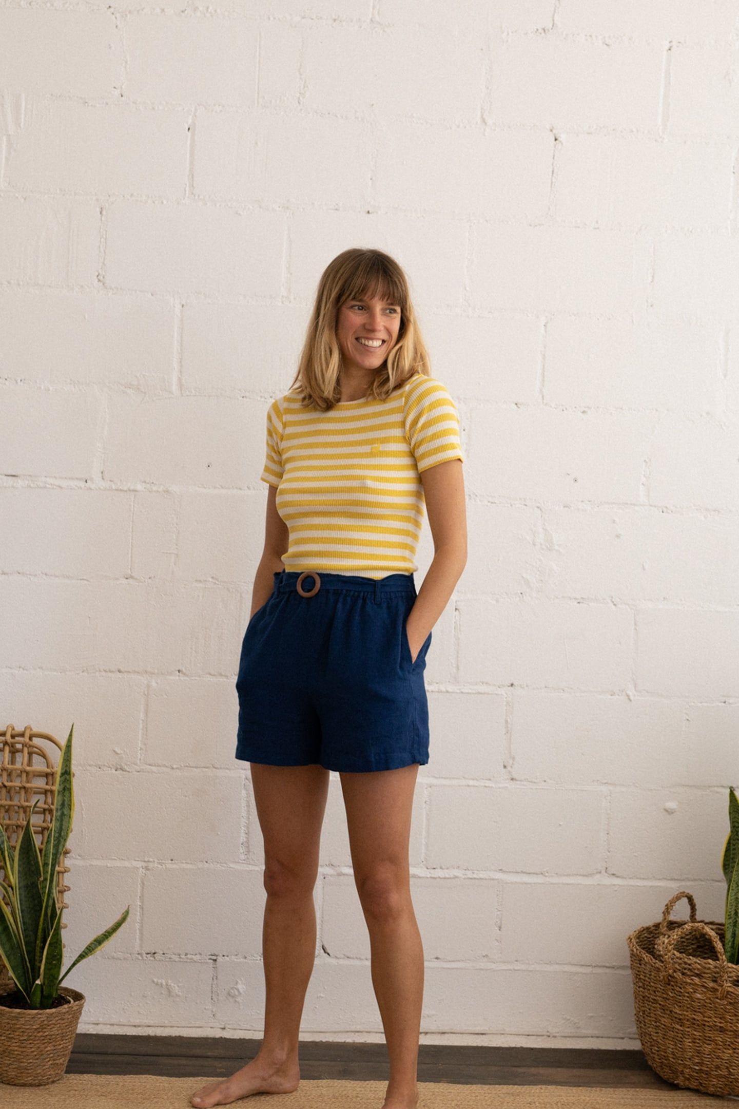 GORGO T-SHIRT YELLOW STRIPES 1
