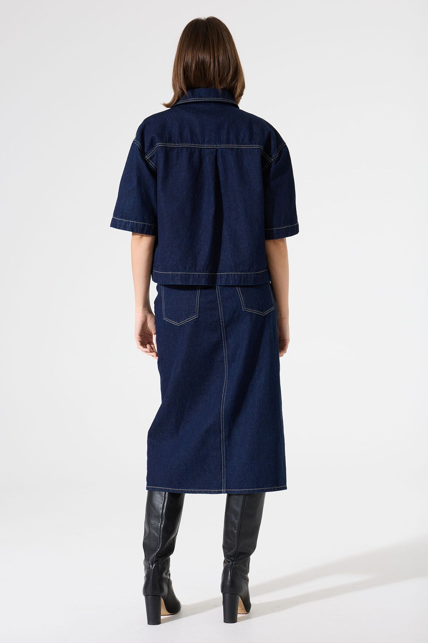 LADIES SKIRT RINSED 3