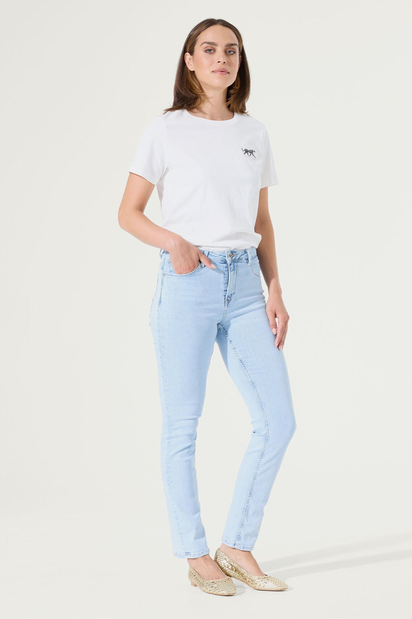 CELIA PANTS DENIM LIGHT USED 6