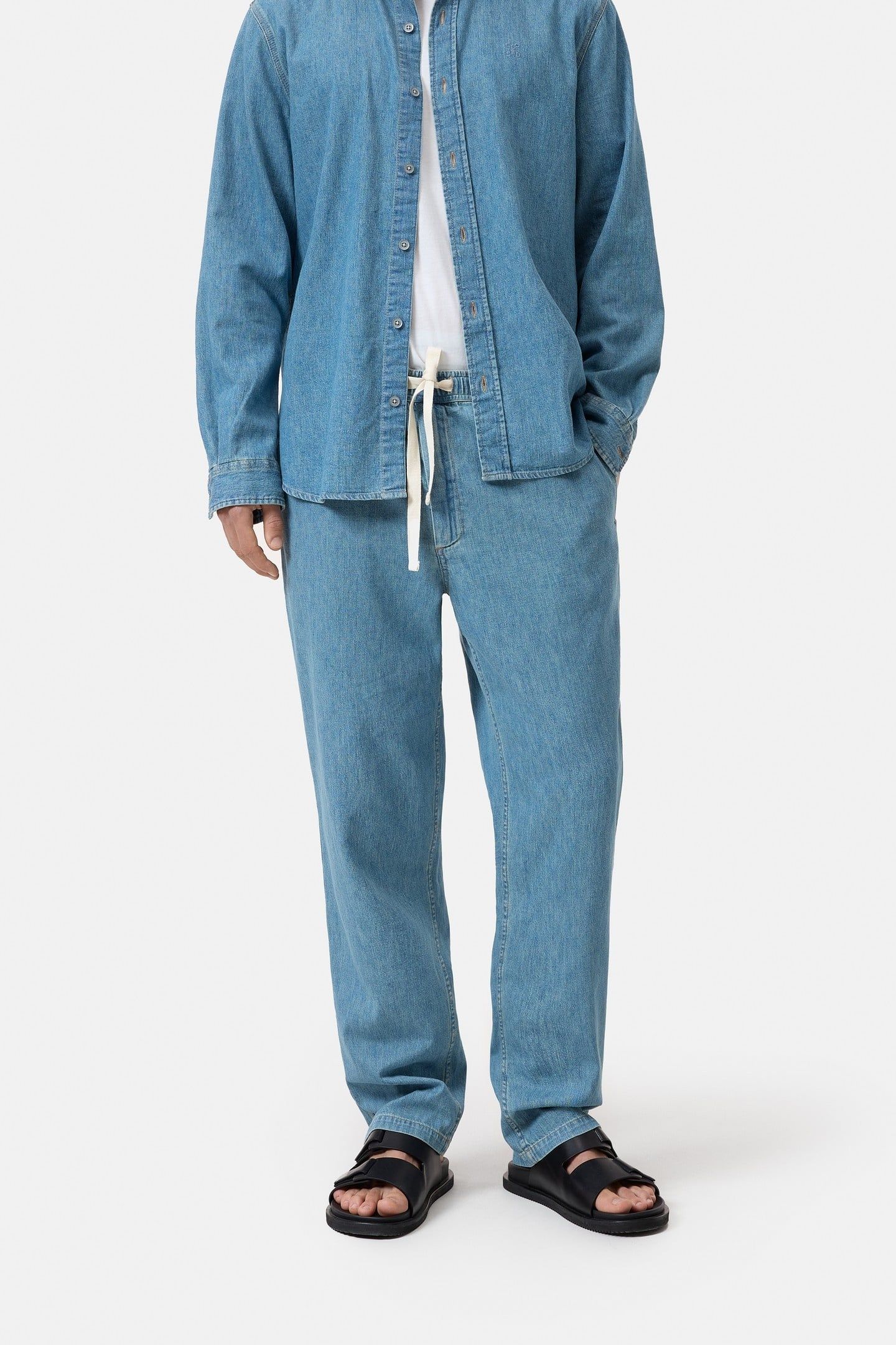 DRAWSTRING PANT LIGHT BLUE 1