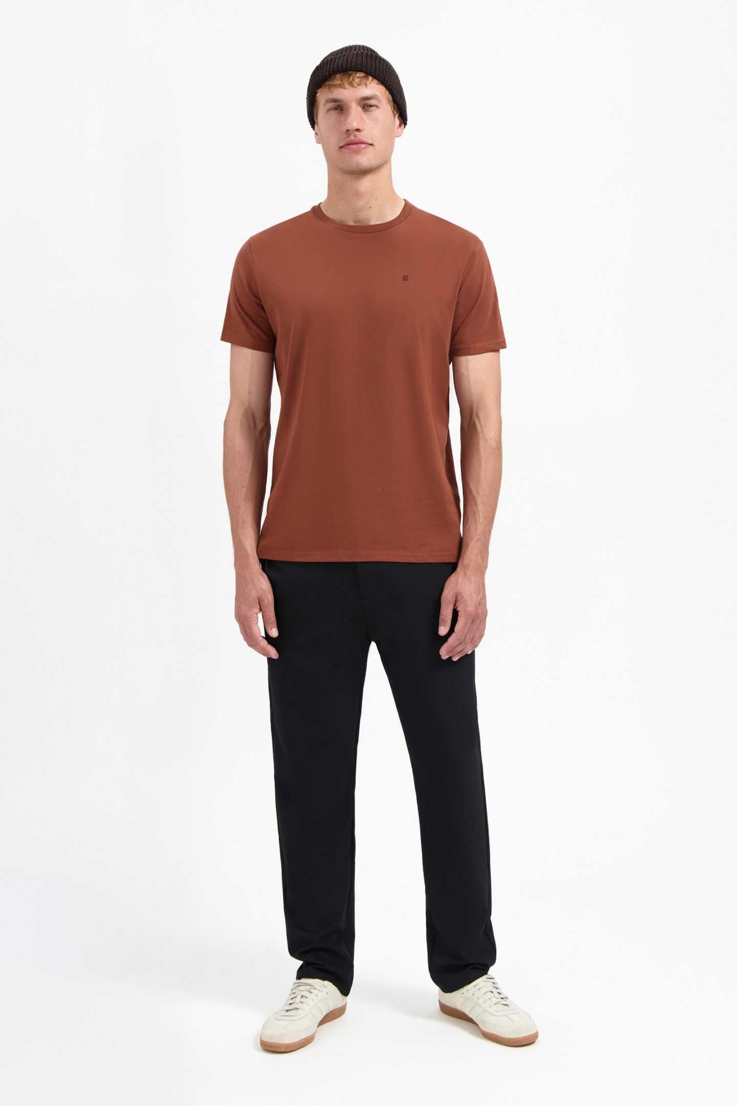 T-SHIRT CREWNECK SOLID BASIC TERRA 1