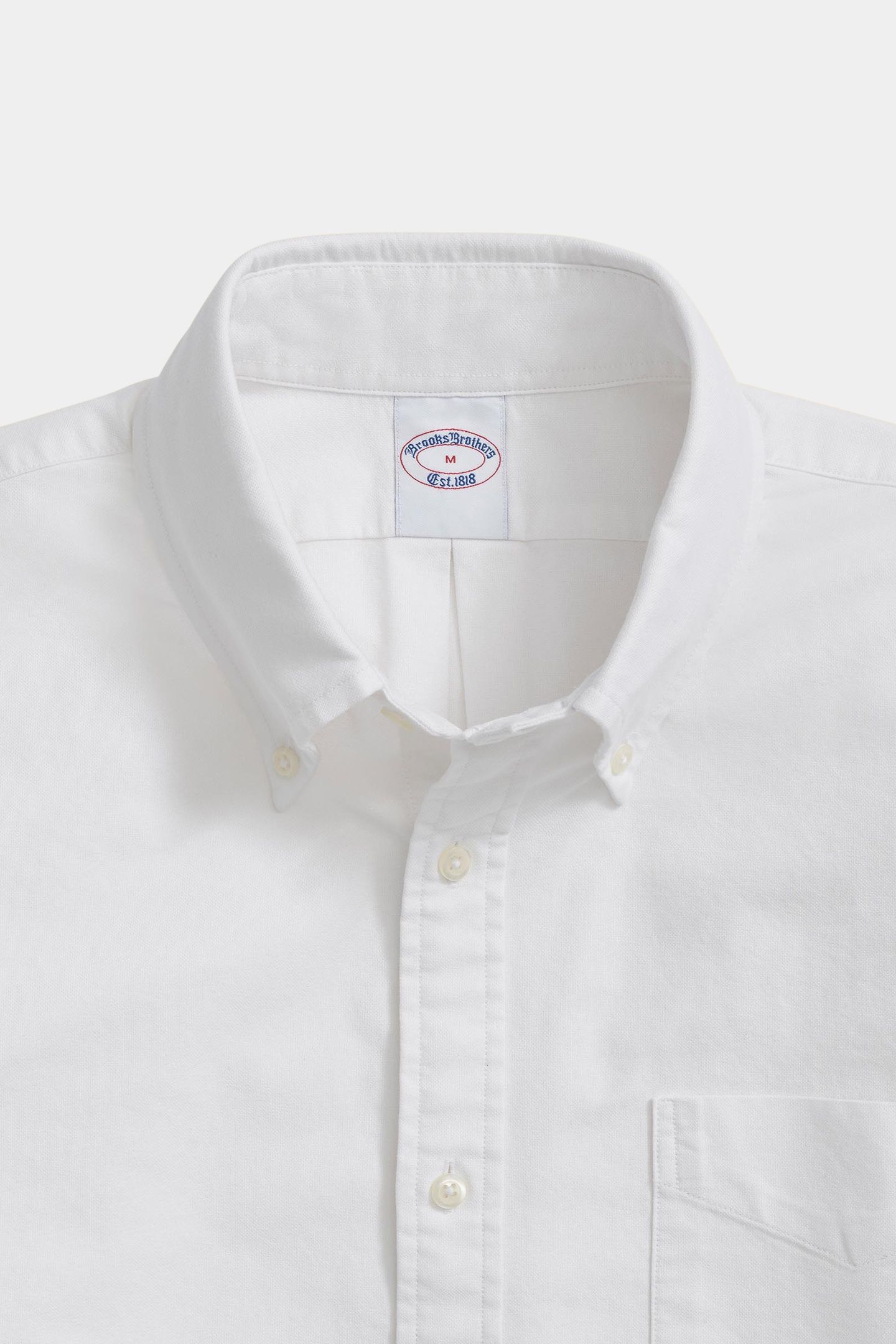 REGULAR FIT OXFORD FRIDAY SHIRT WITH BUTTON DOWN COLLAR WHIT 5