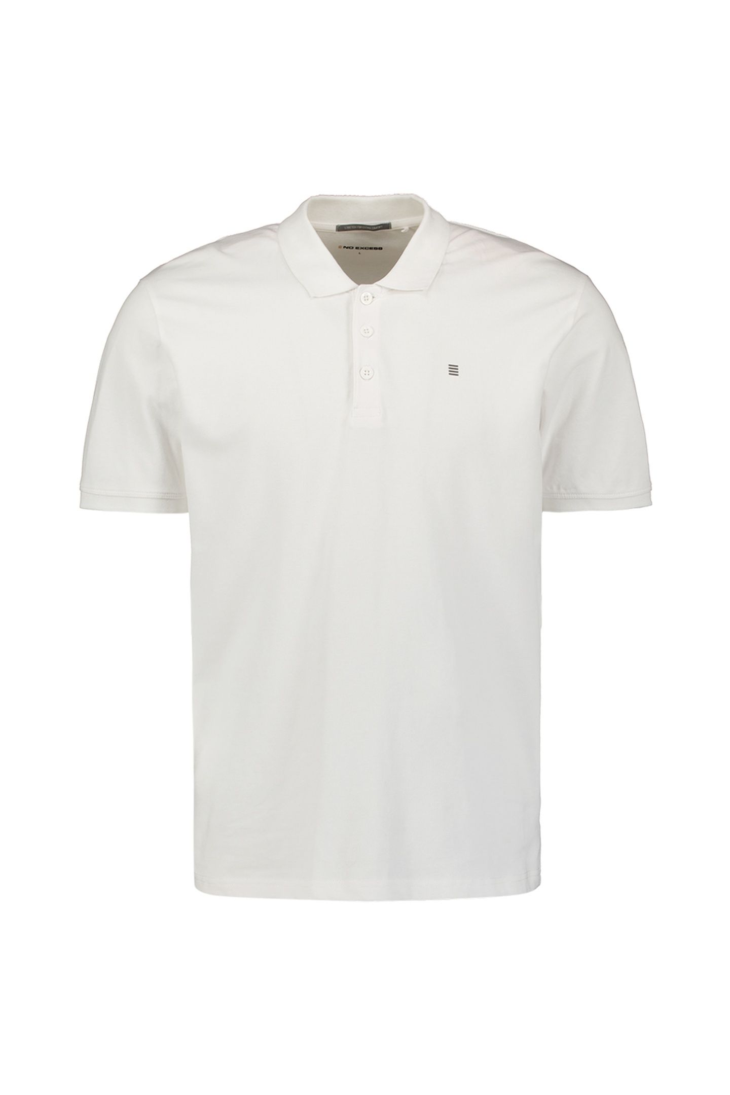 POLO PIQUE SOLID STRETCH WHITE 4