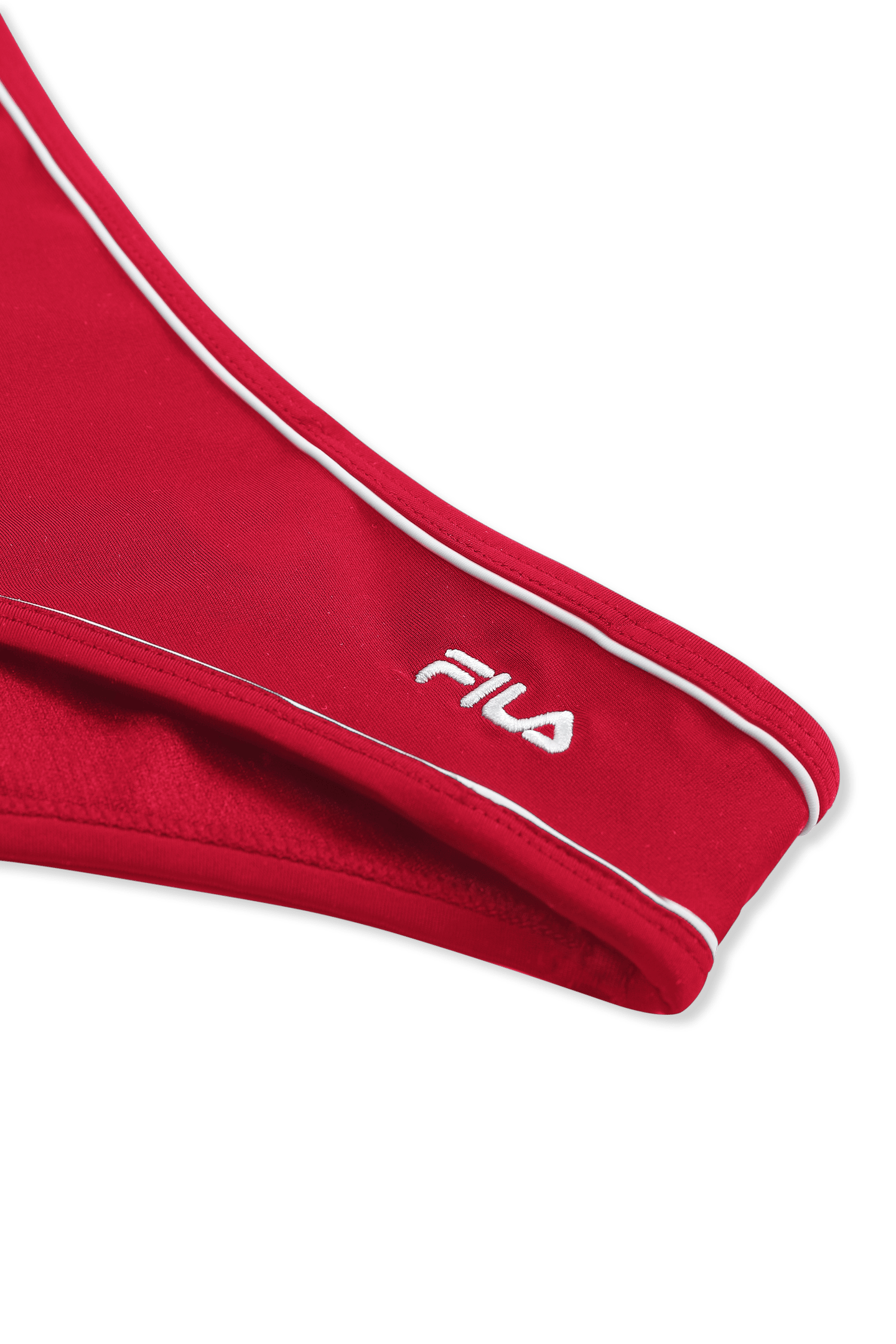 PRATELLO CONTRAST PIPING BIKINI TRUE RED 3