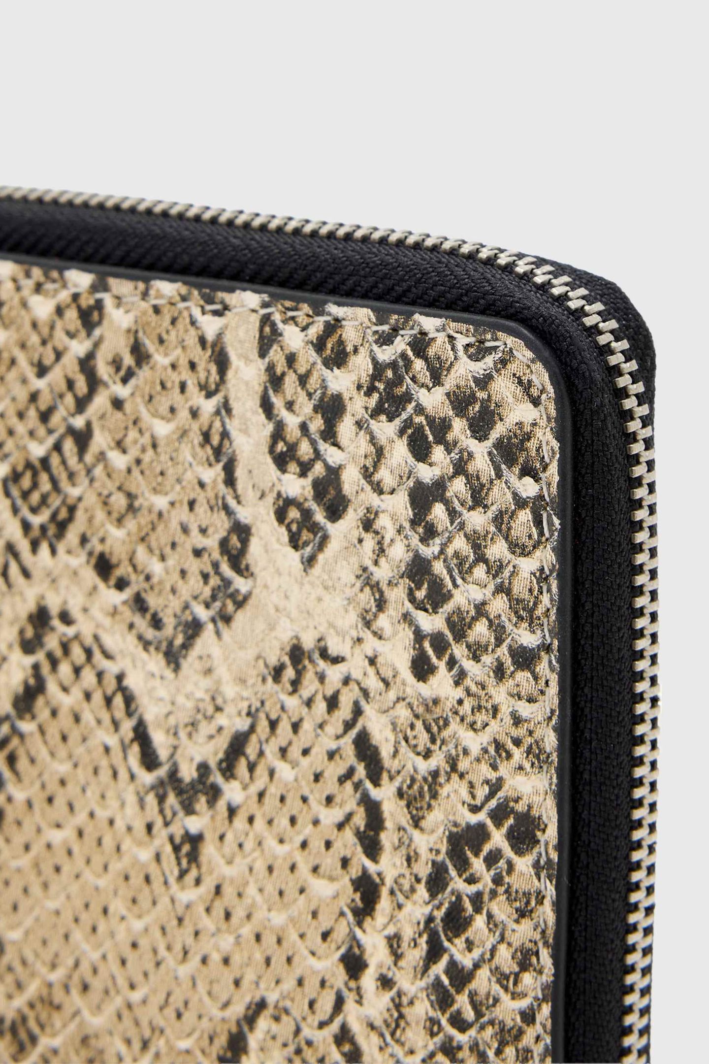 LENA SNAKE WALLET DESERT WHITE 4