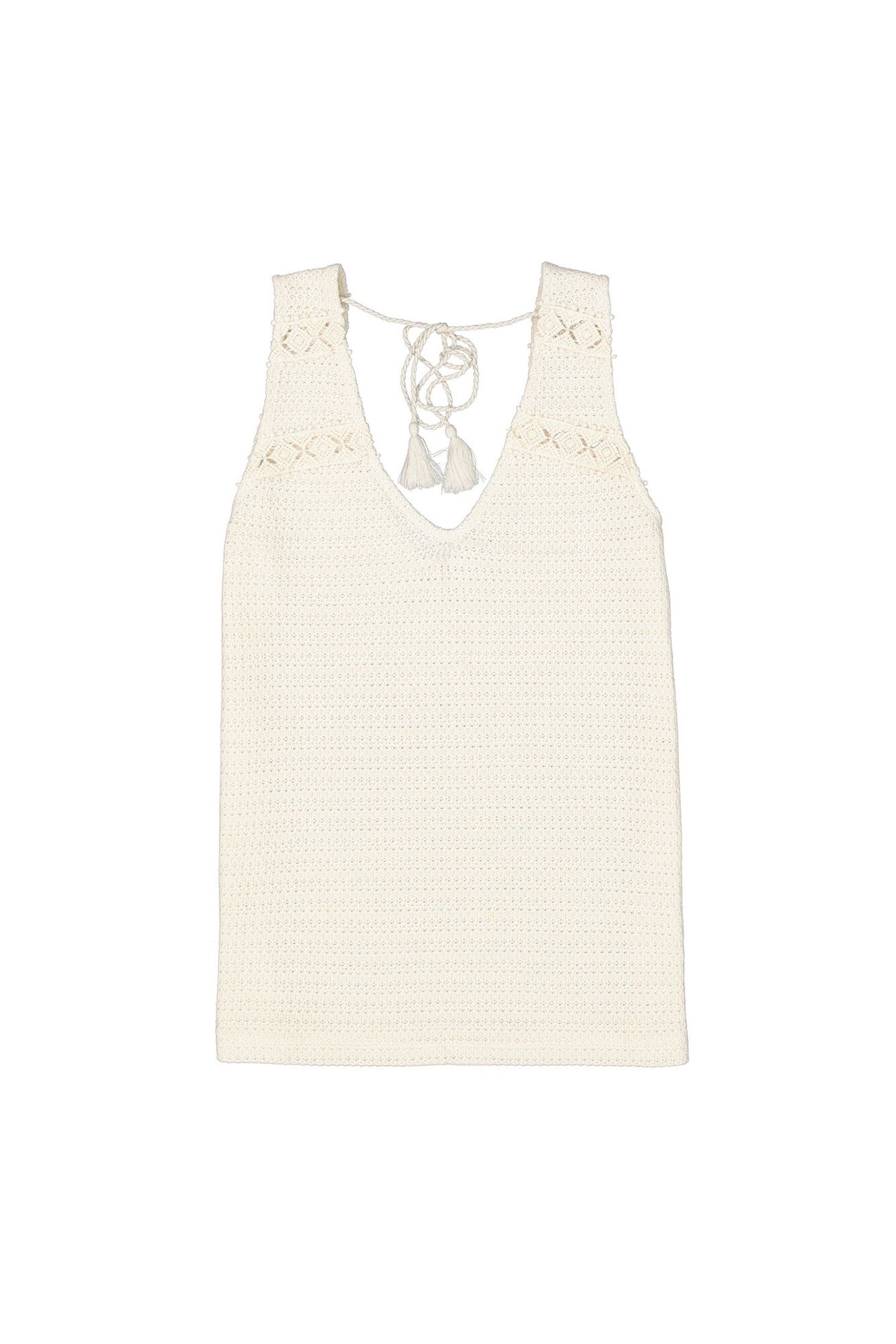 LADIES SINGLET ECRU 5