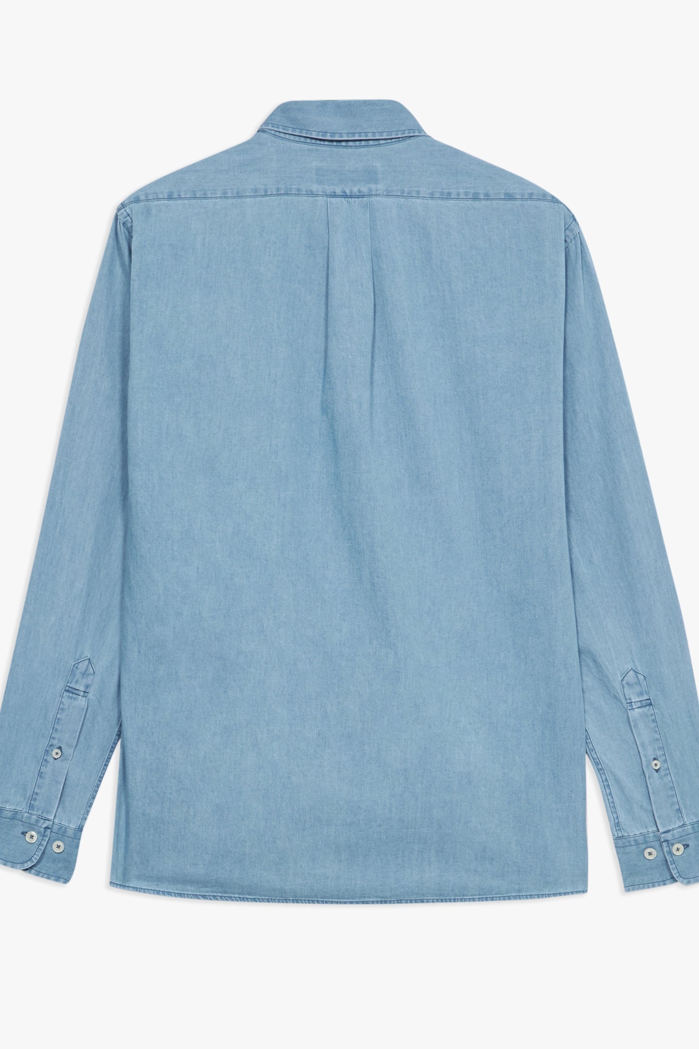 CLASSIC COLLAR DENIM SHIRT LIGHT BLUE 3