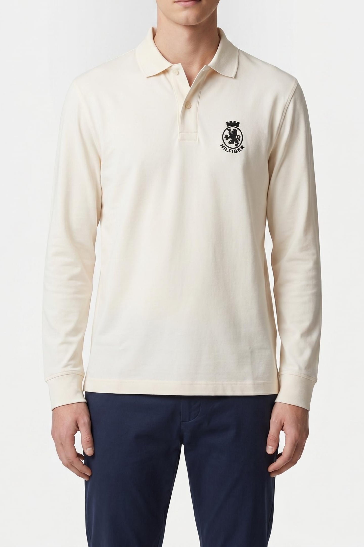 LS GIFTING INTERLOCK POLO IVORY PETAL 1