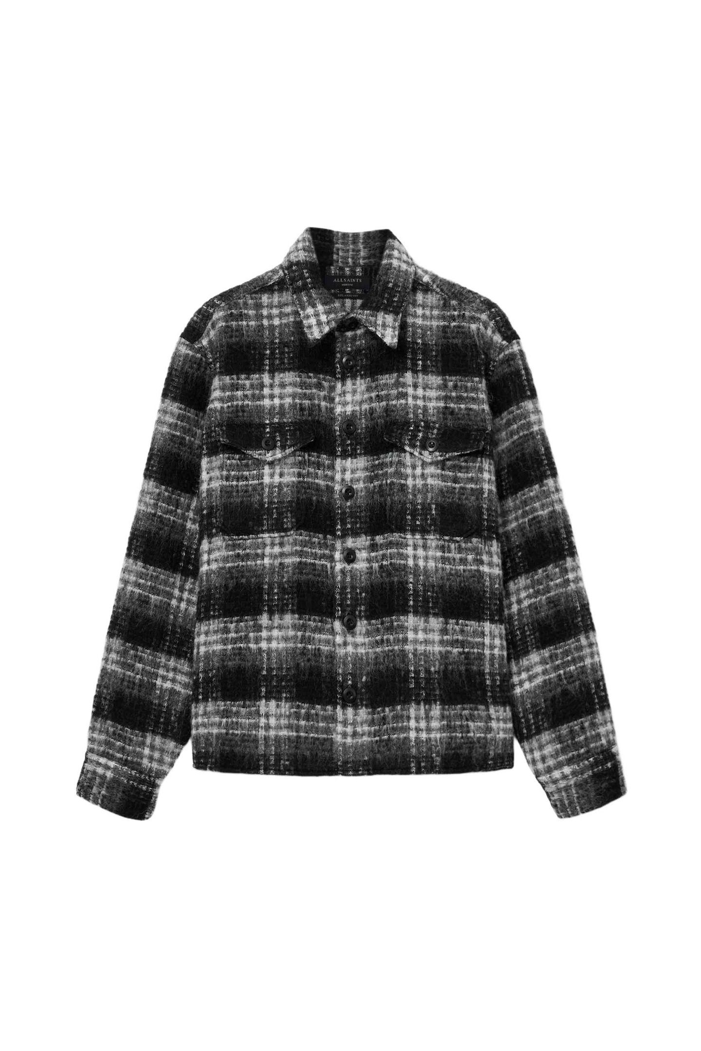 KOREY LS SHIRT BLACK/CHARCOAL 6