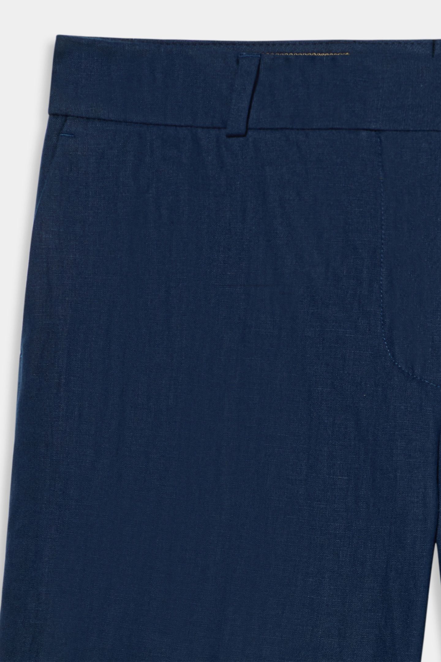 FRONT TROUSERS LINEN INDIGO 7