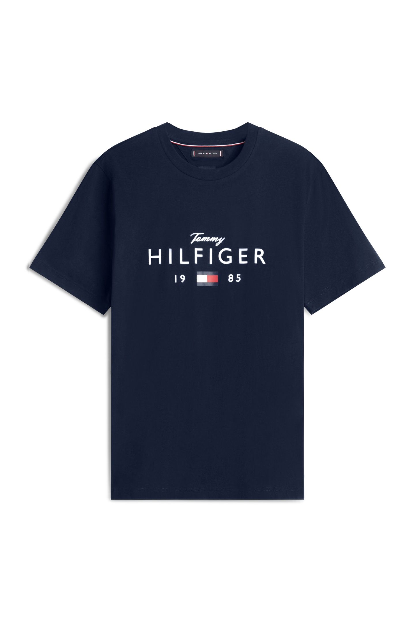 LOGO GRAPHIC JERSEY CREW NECK T-SHIRT DESERT SKY 4