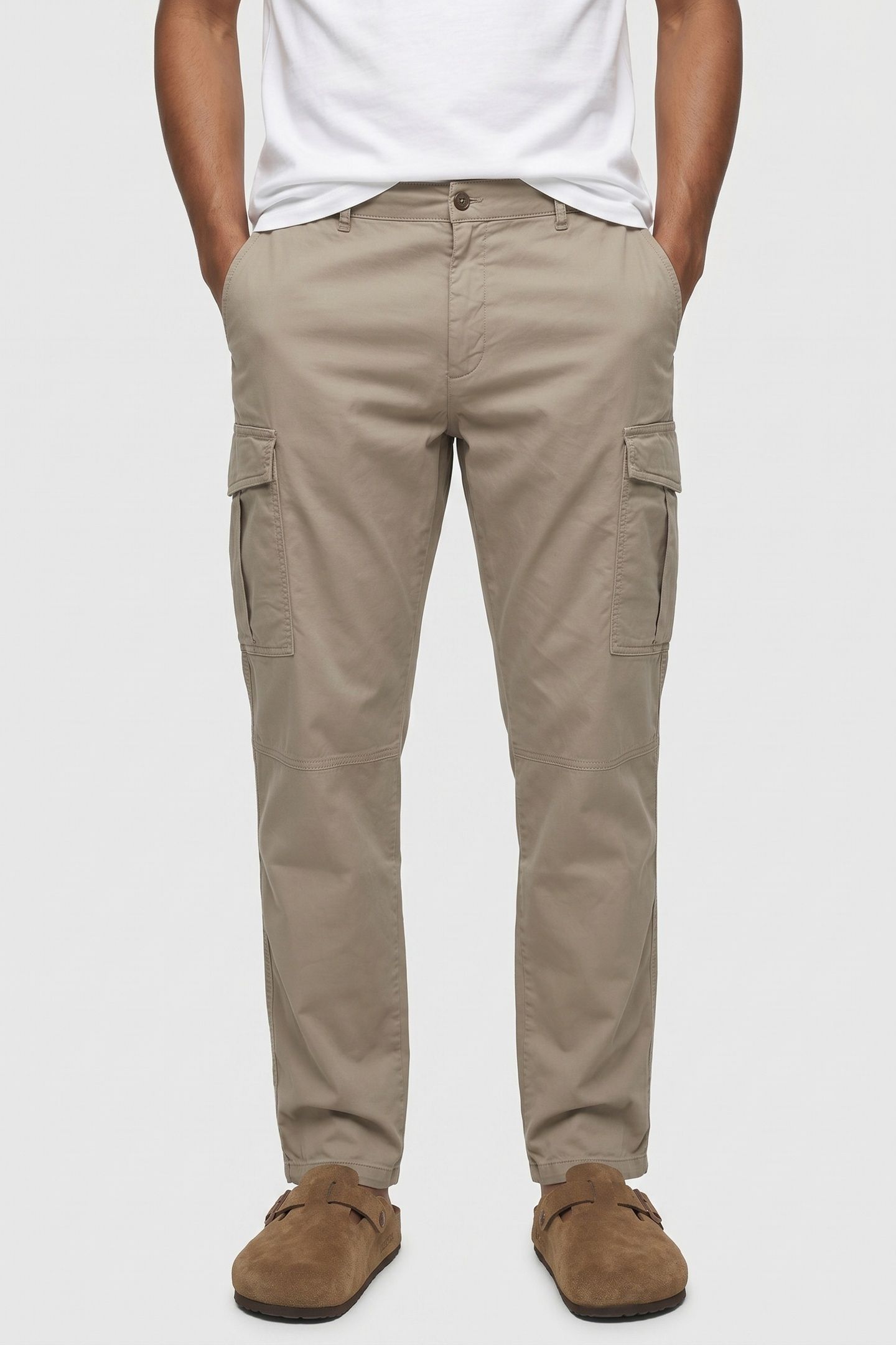 CARGO PANTS COTTON KHAKI 1