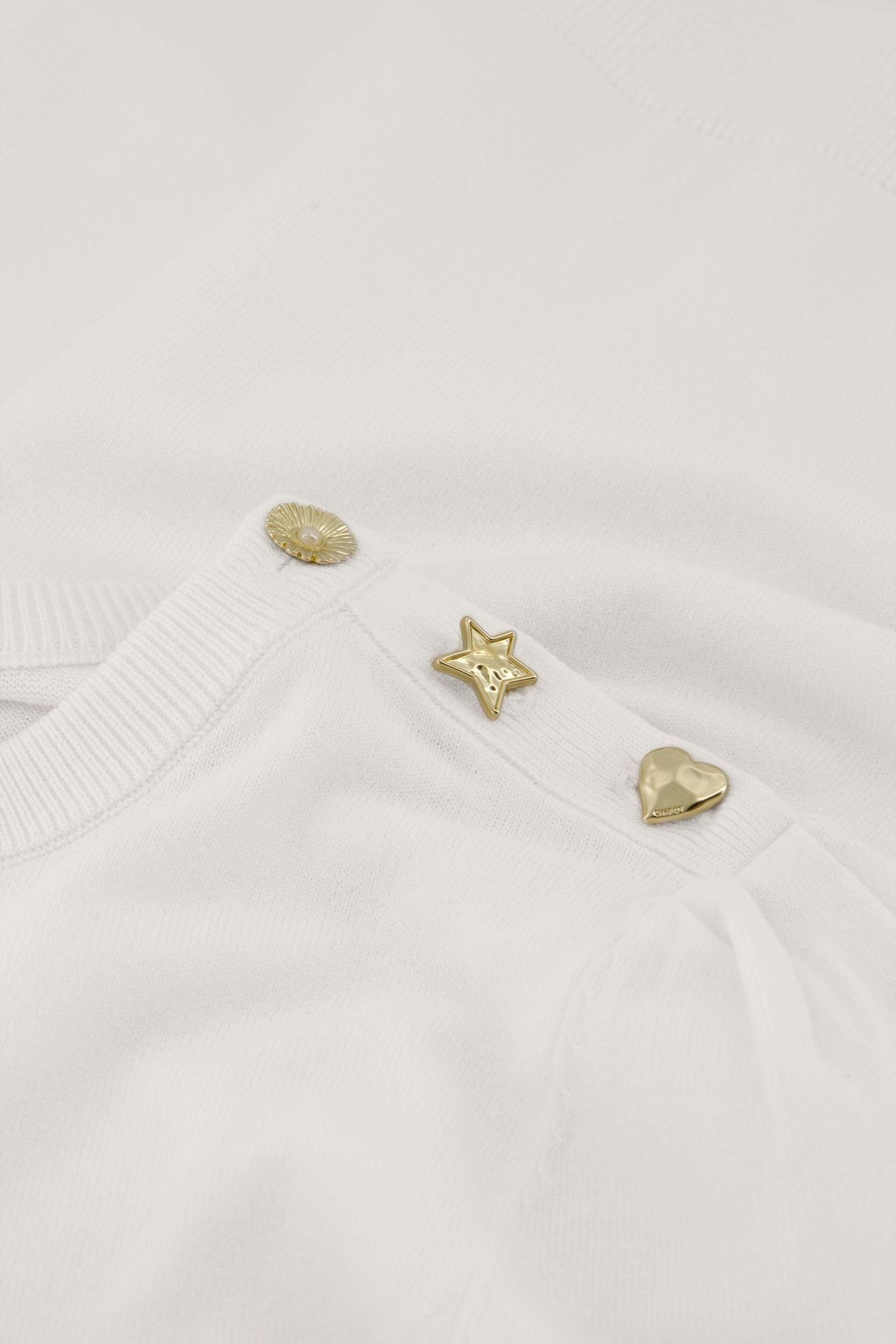 MOLLY SHORT SLEEVE PULLOVER COSY WHITE 5