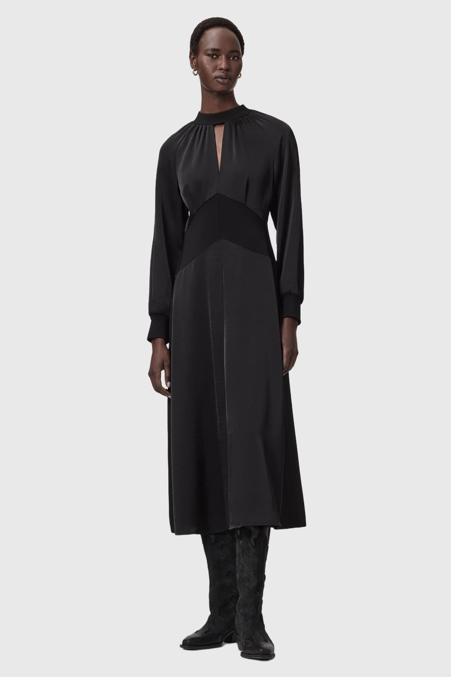 ROYA LS DRESS BLACK 4