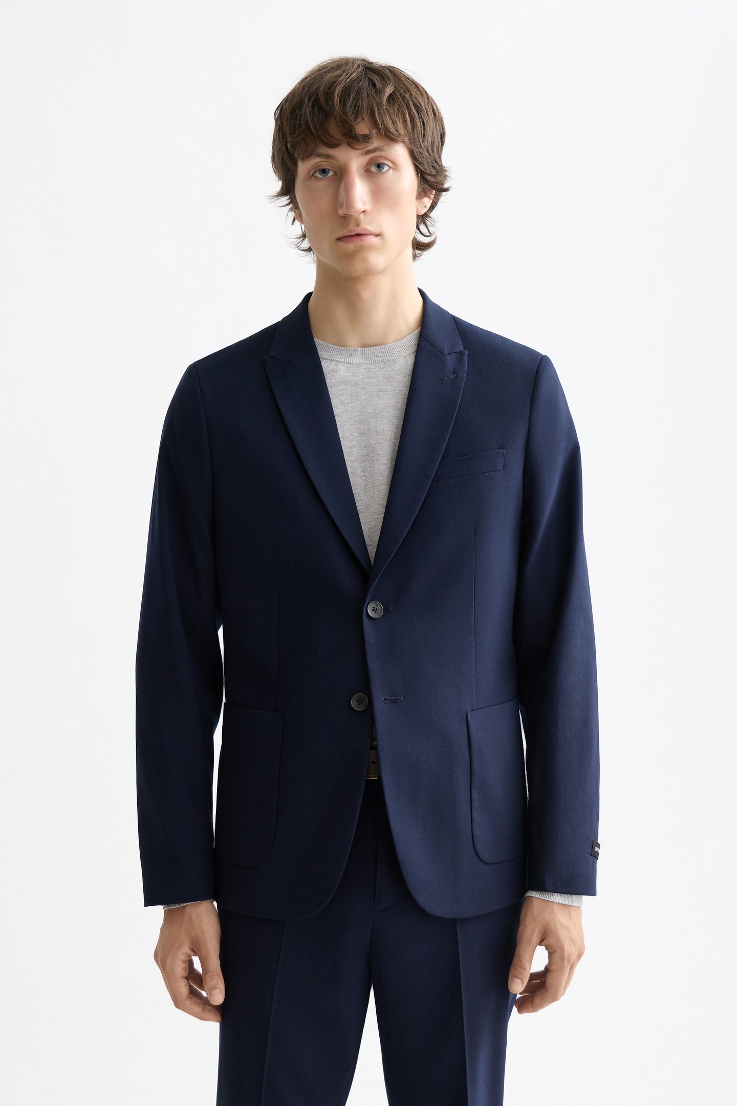 CORE - UNCONSTRUCTED PEAK LAPEL COOL-WOOL BLAZER NIGHT 2