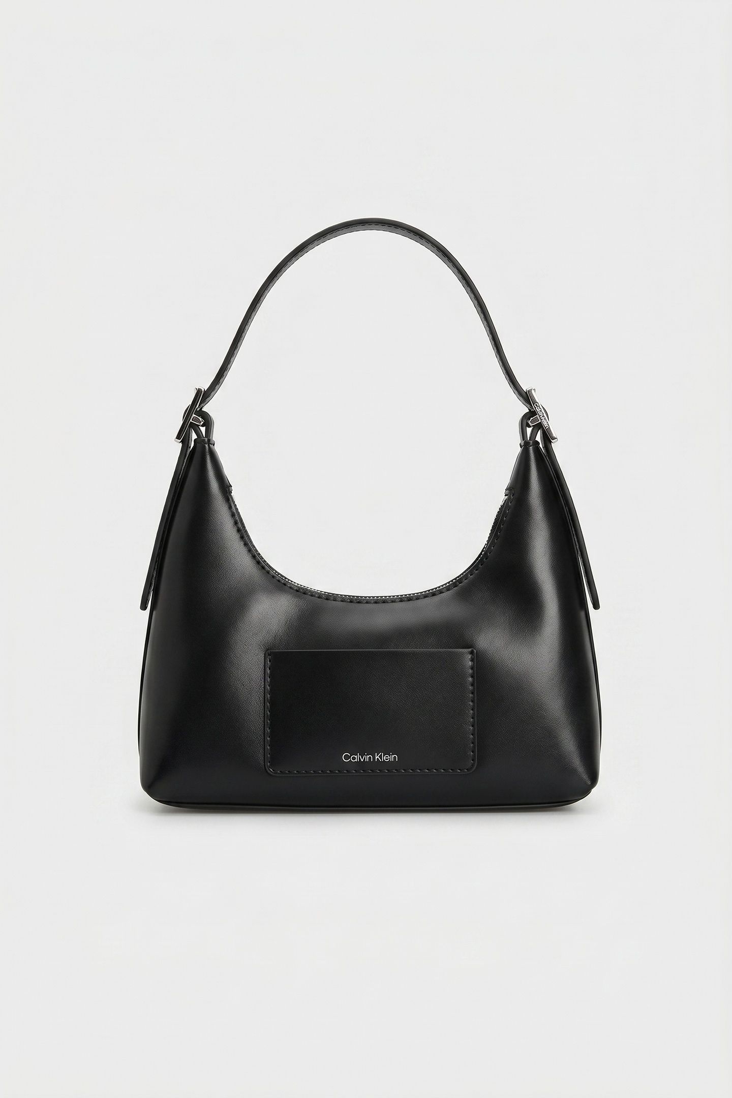 EMBLEM LEATHER MINI SHOULDER BAG BLACK 2