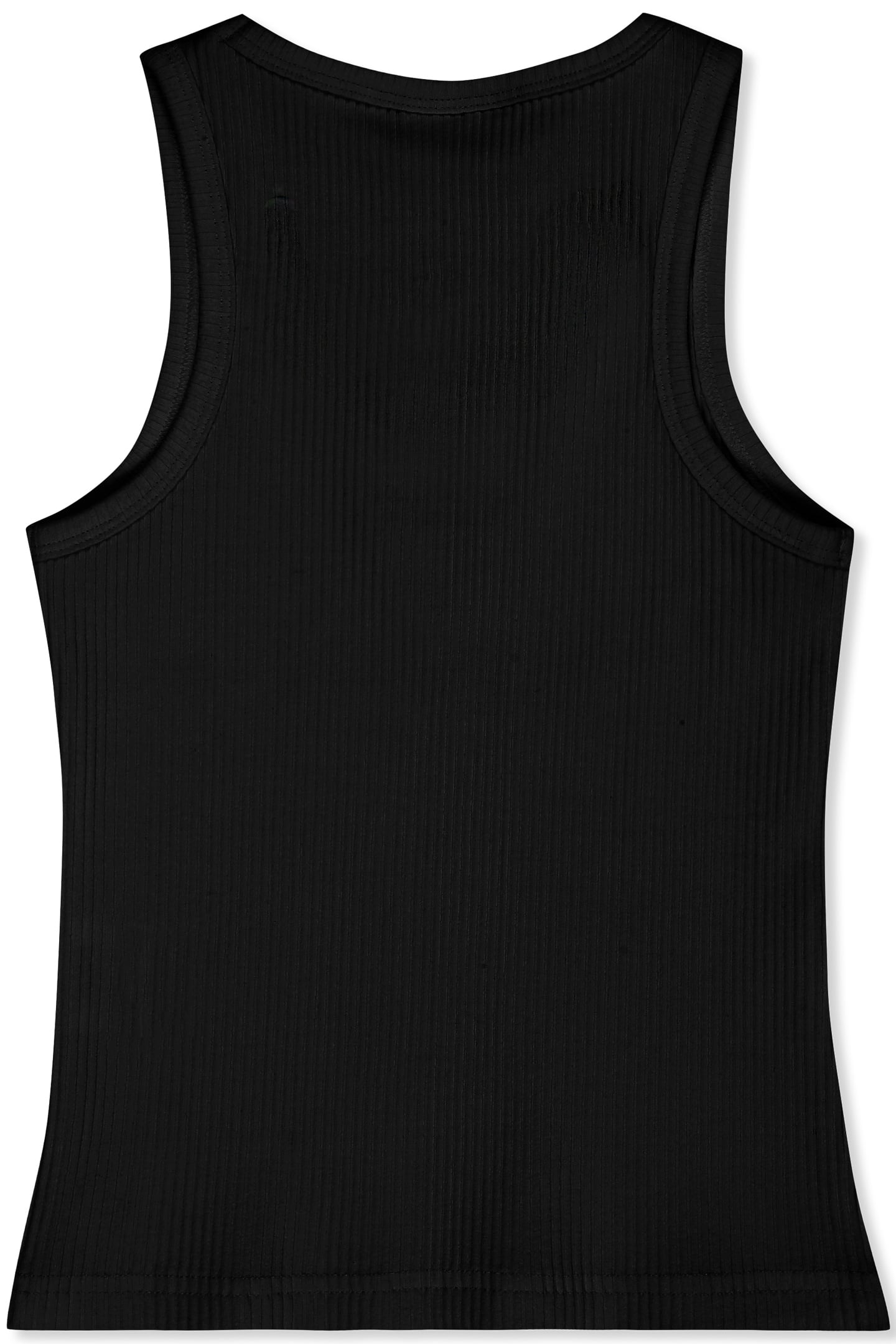 FORCONE LOGO RIB TANK TOP BLACK 2