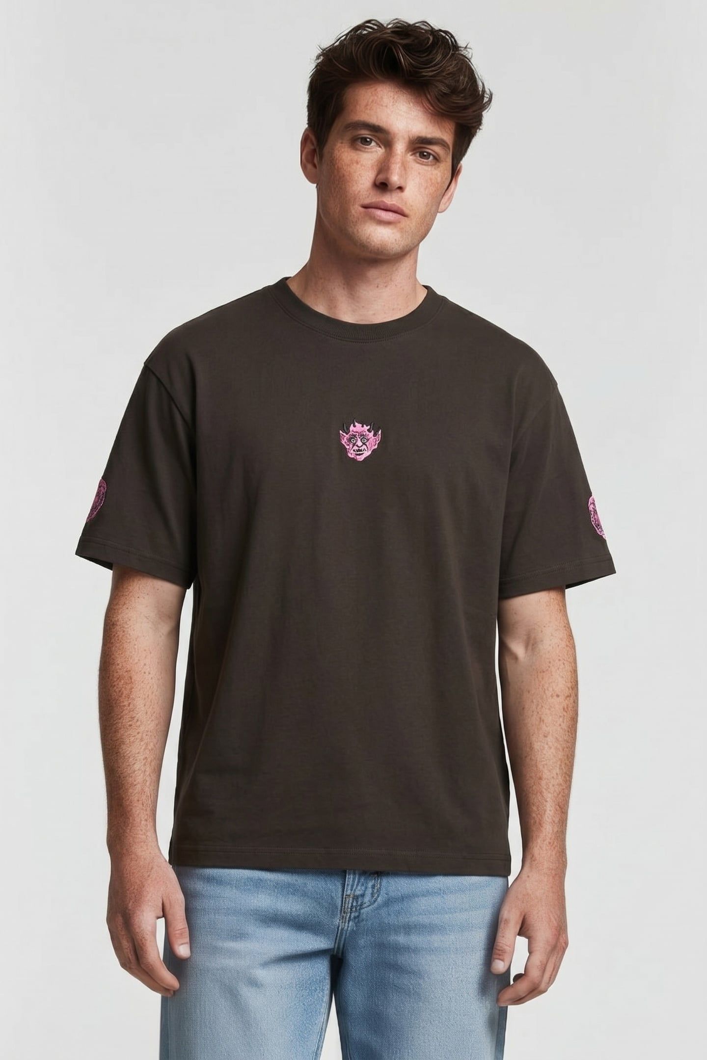 SKATE MIKE G GOBLINS SS TEE FADED BLACK 1